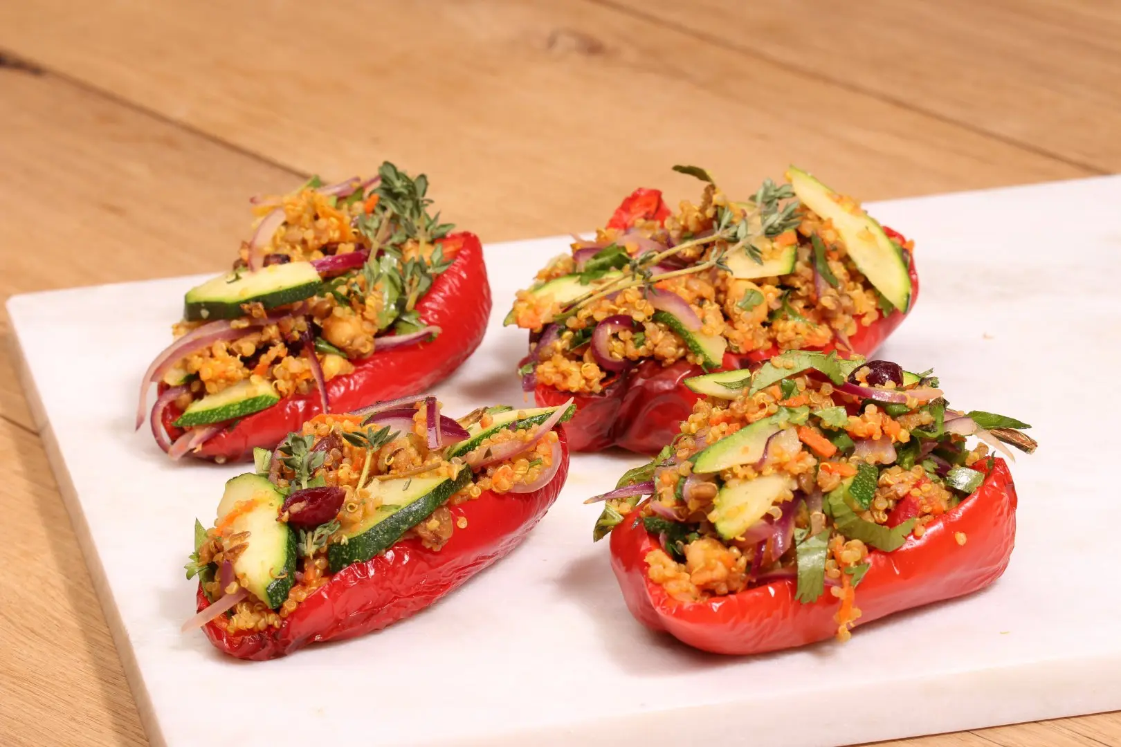 Gevulde paprika van Quinoa