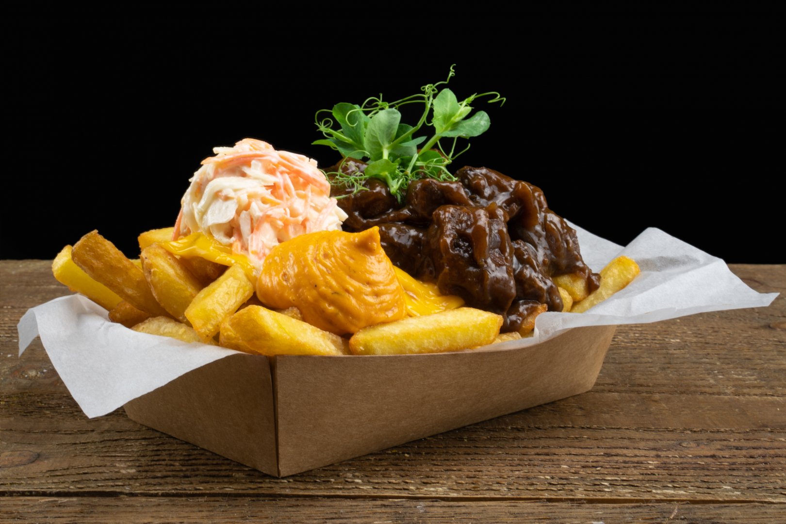 Loaded fries Farmer Style
