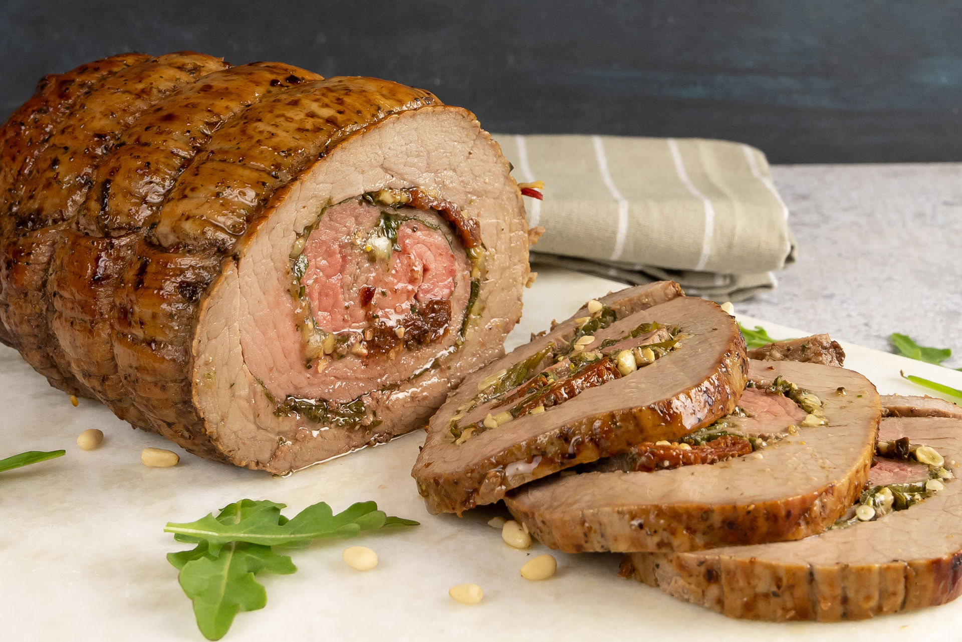 Gevulde Italiaanse rosbief