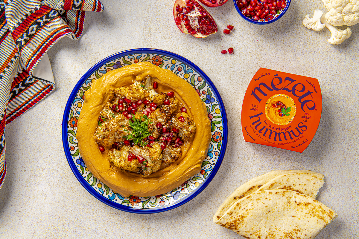 Crispy Cauli & Smoky Hummus: hummus bowl met knapperige bloemkool