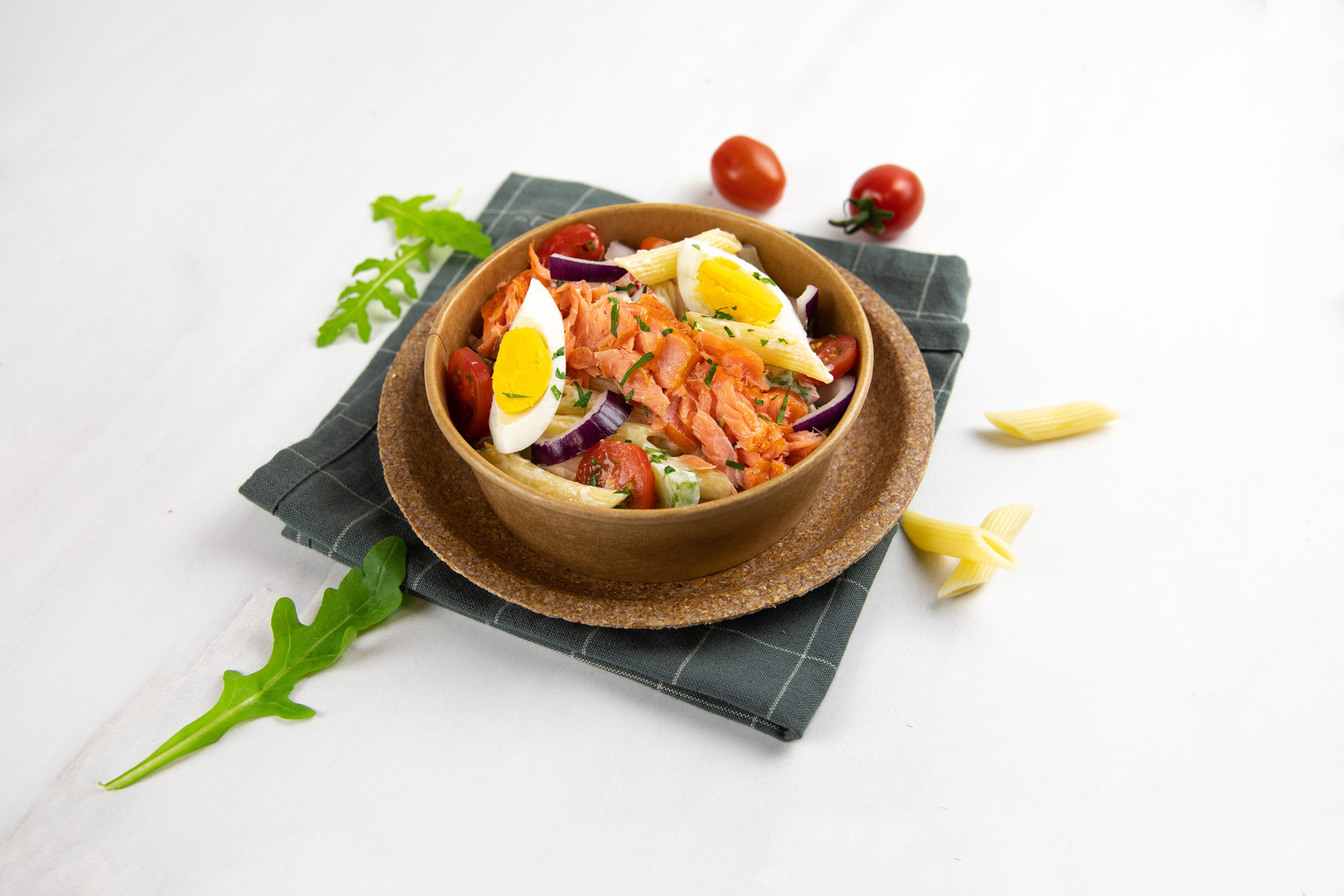 Bieze Deli zalm carbonara salade
