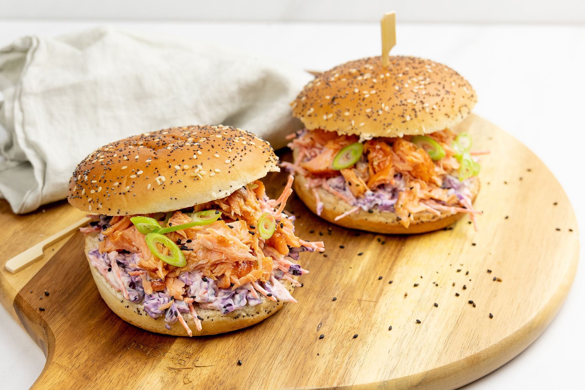 Pulled Zalm Burger