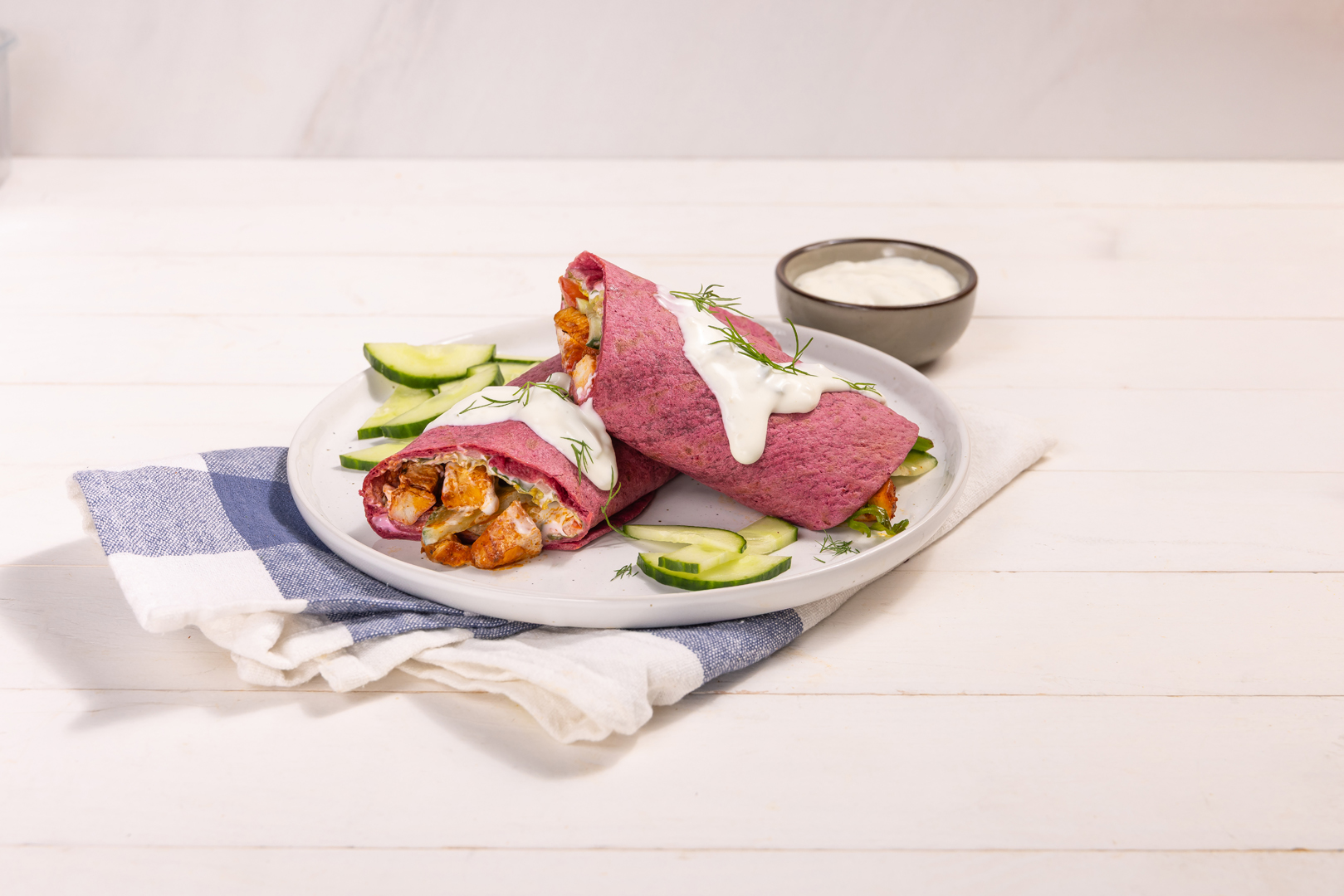 Griekse stijl wrap