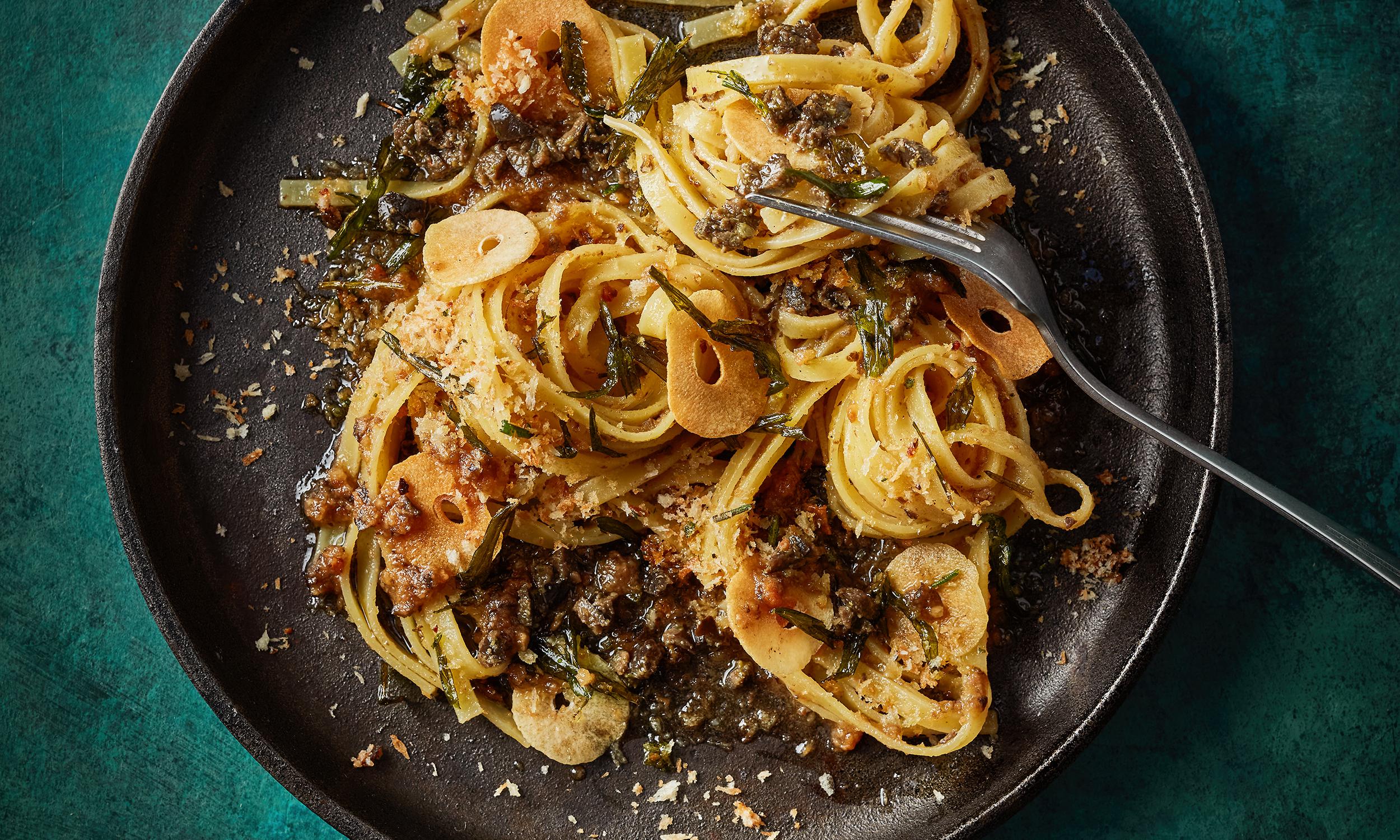Tagliatelle zwarte olijf
