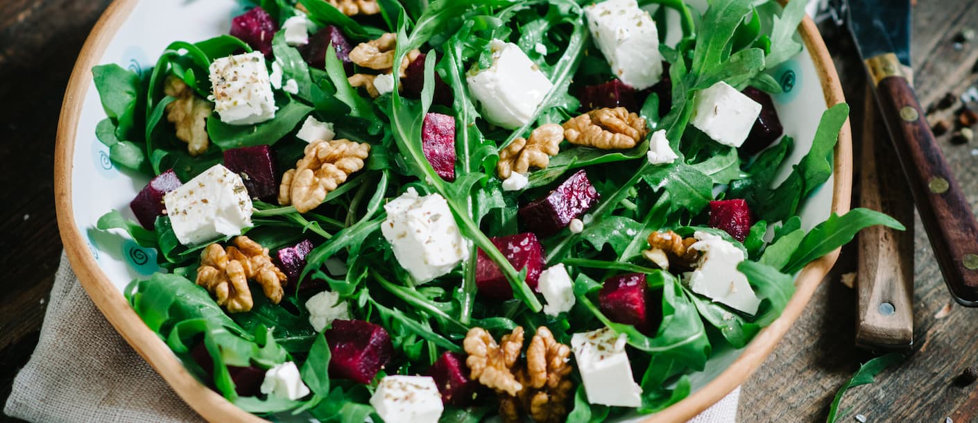 Salade met bieten en feta