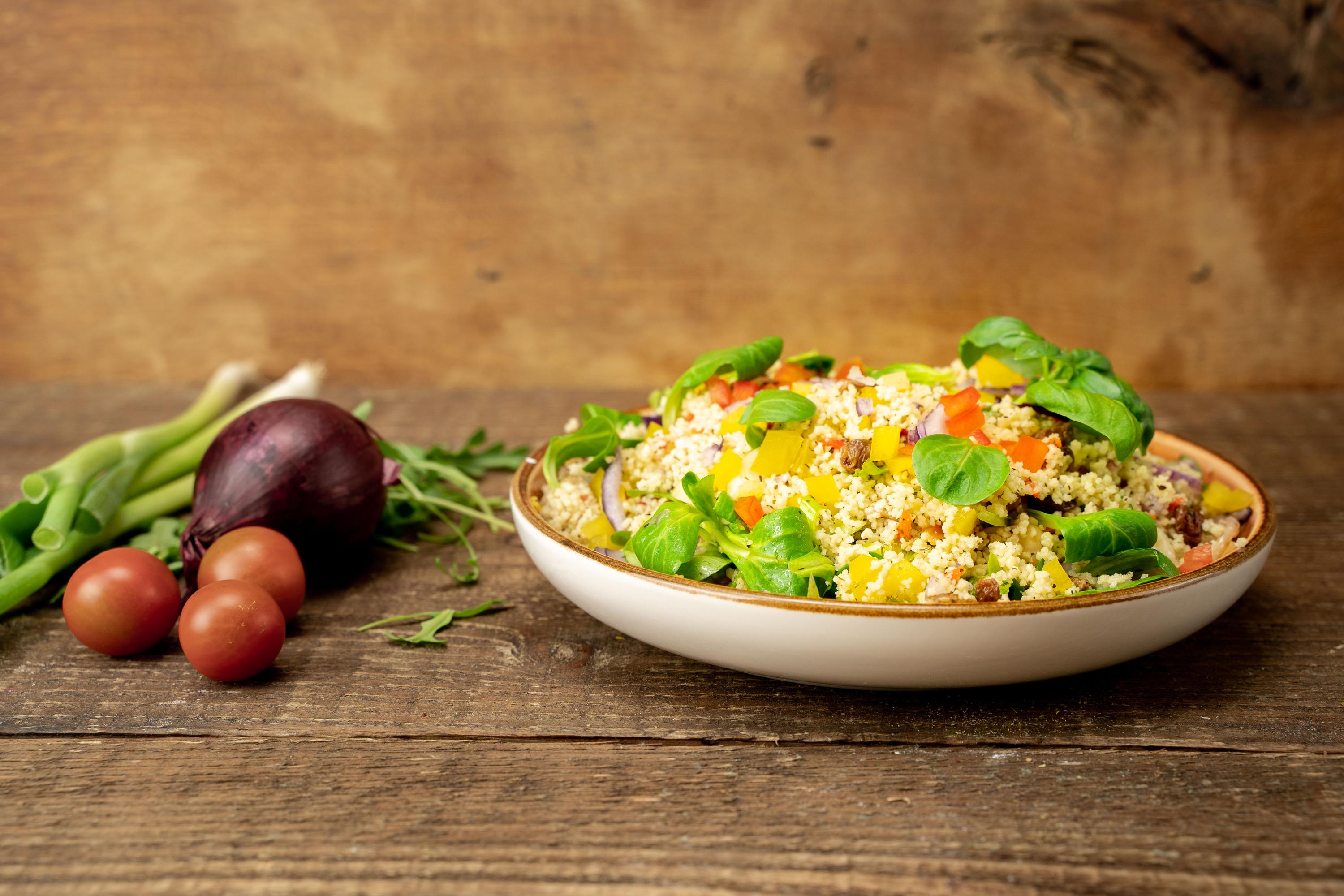 Couscous met paddenstoelenmix