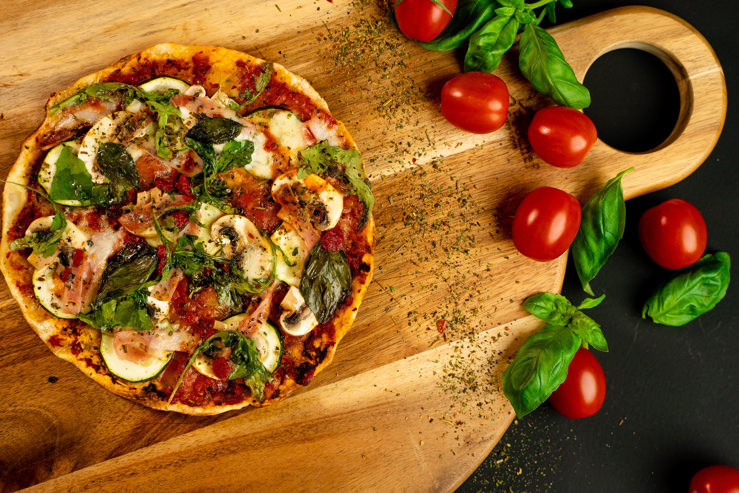 BBQ-pizza