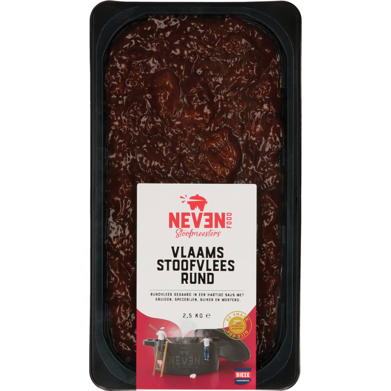 Neven Food stoofvlees Vlaamse stijl rund 2,5kg