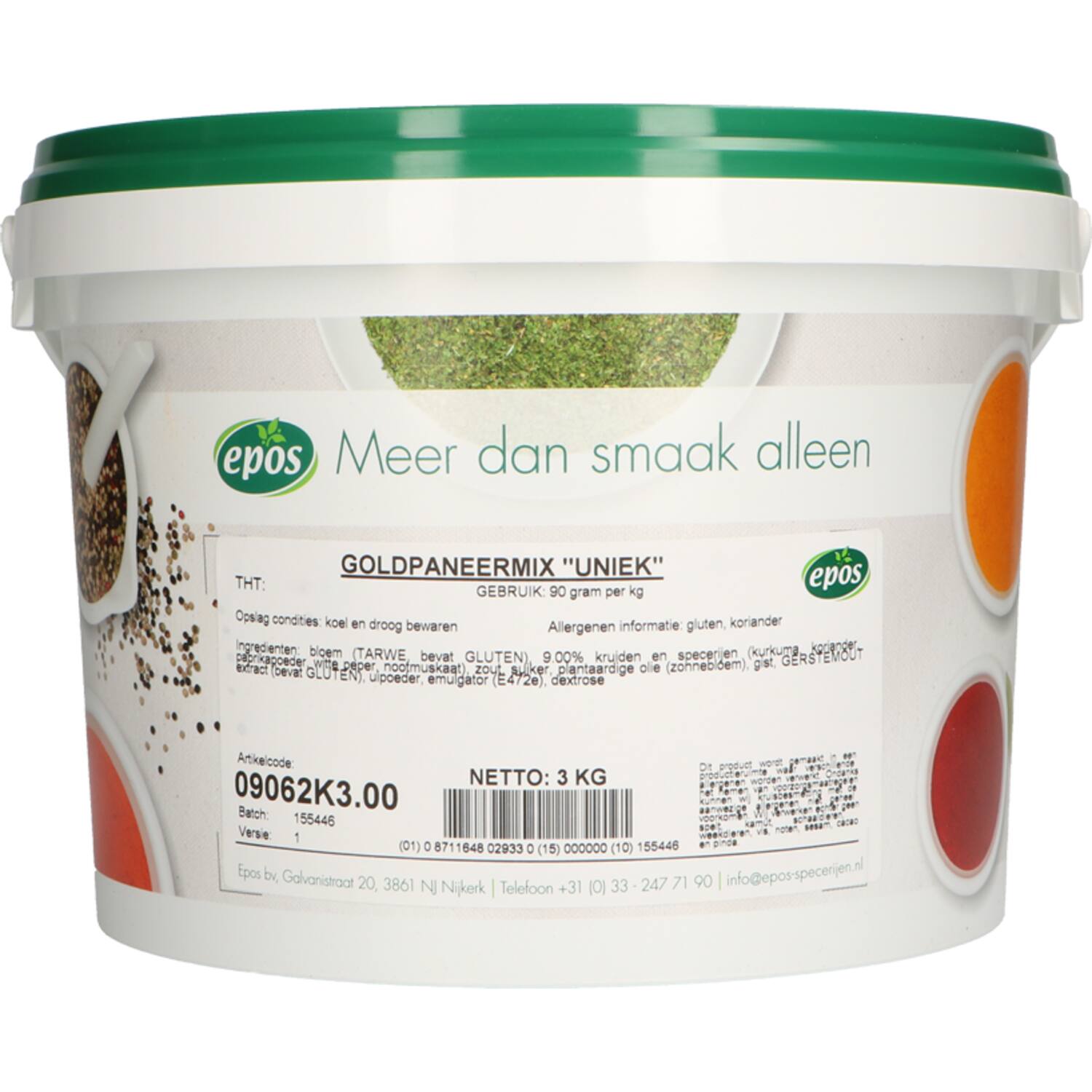 Epos paneermix goud uniek 3kg