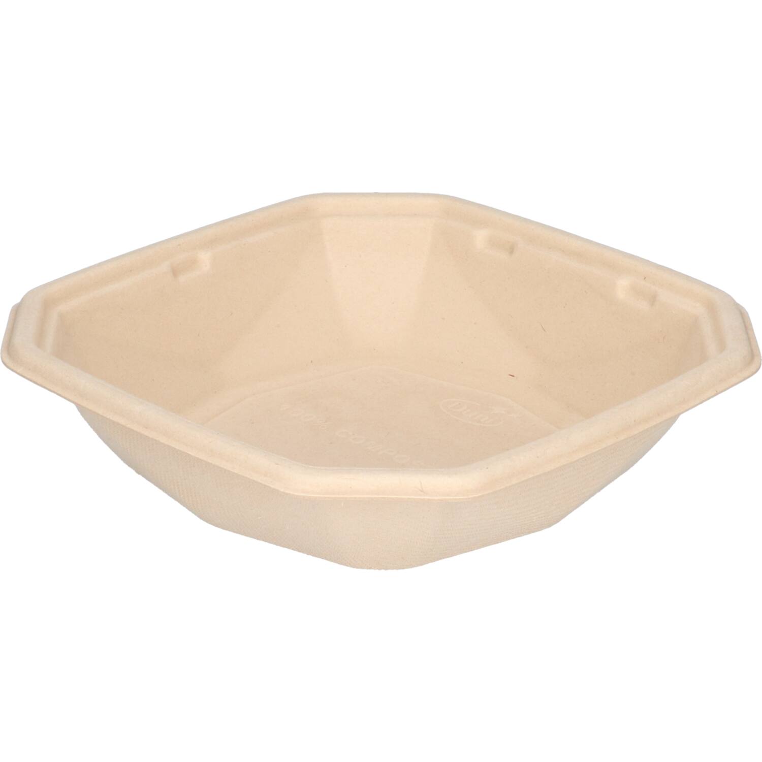 Octaview Bagasse ecoecho 183 x183 x 42 mm naturel - 650 cc
