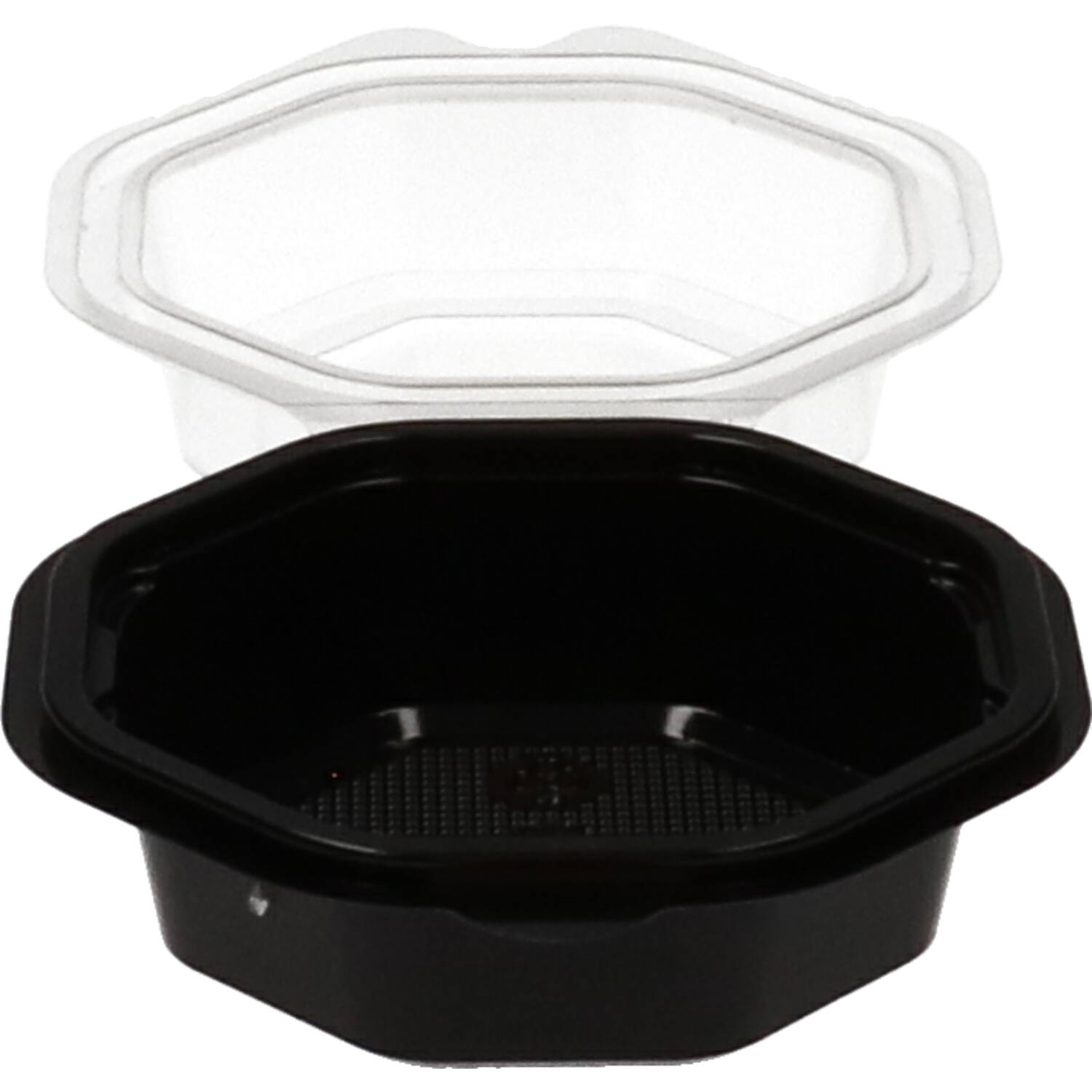Plastic Bak Octaview zwart nr 0866 -118x60mm 200cc
