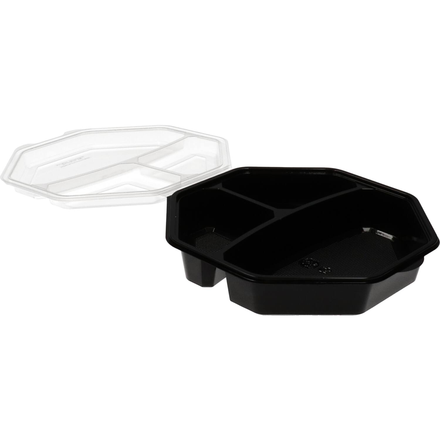 Plastic Bak Octaview zwart 3-vaks - 230x60mm 220/220/650cc
