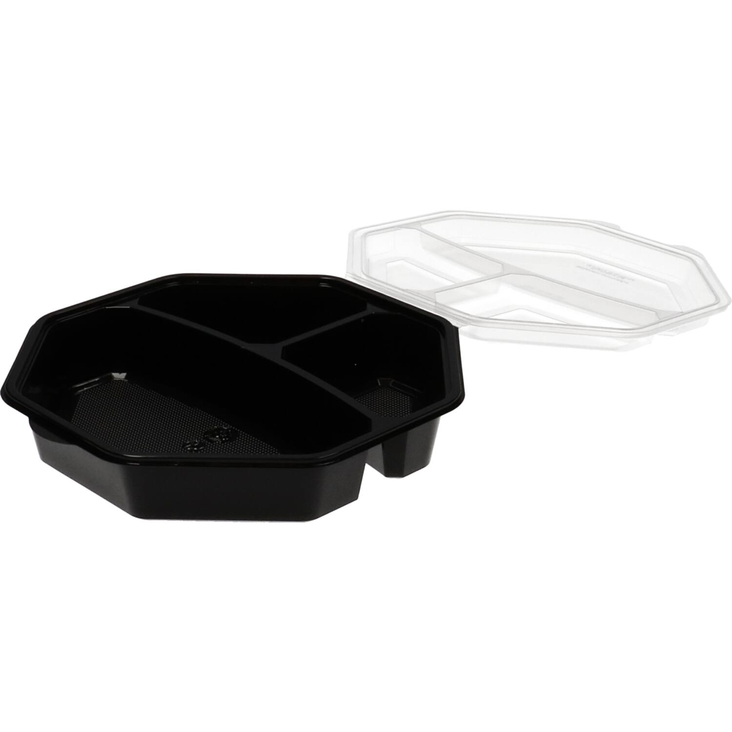 Plastic Bak Octaview zwart 3-vaks - 230x60mm 220/220/650cc