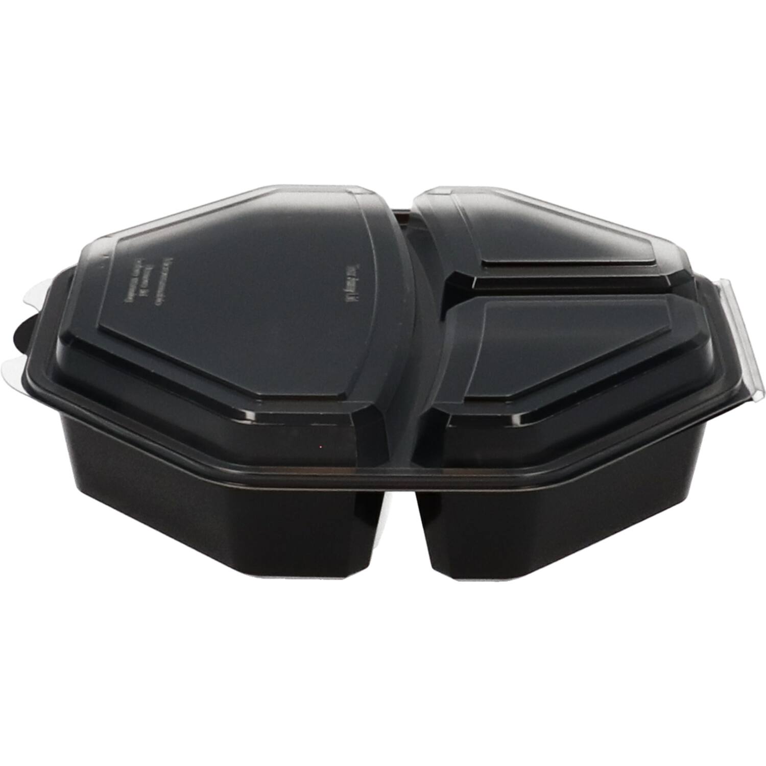Plastic Bak Octaview zwart 3-vaks - 230x60mm 220/220/650cc