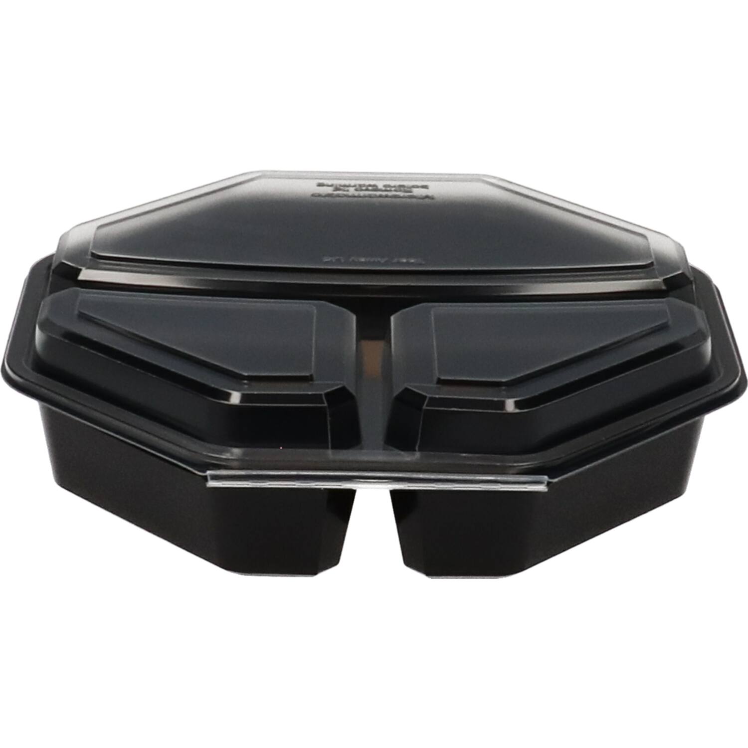 Plastic Bak Octaview zwart 3-vaks - 230x60mm 220/220/650cc