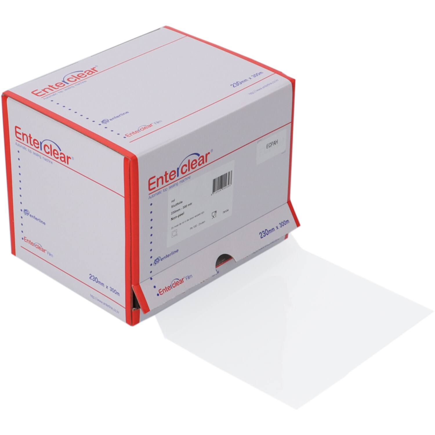 Premium Quality sluitfolie PP 23cm x 300m 62my 2x1st
