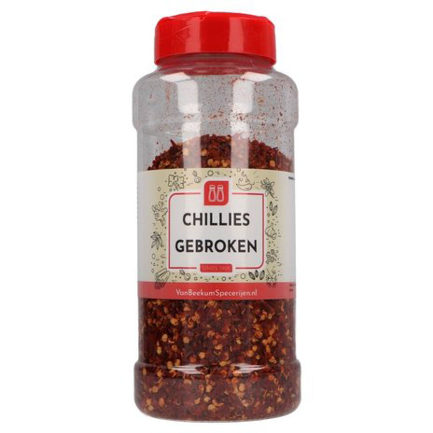 Van Beekum chillies gebroken 250g
