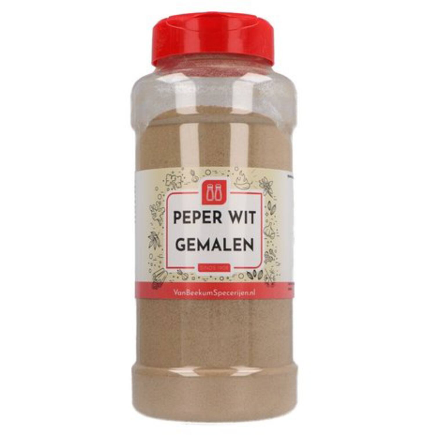 Van Beekum peper wit gemalen 500g