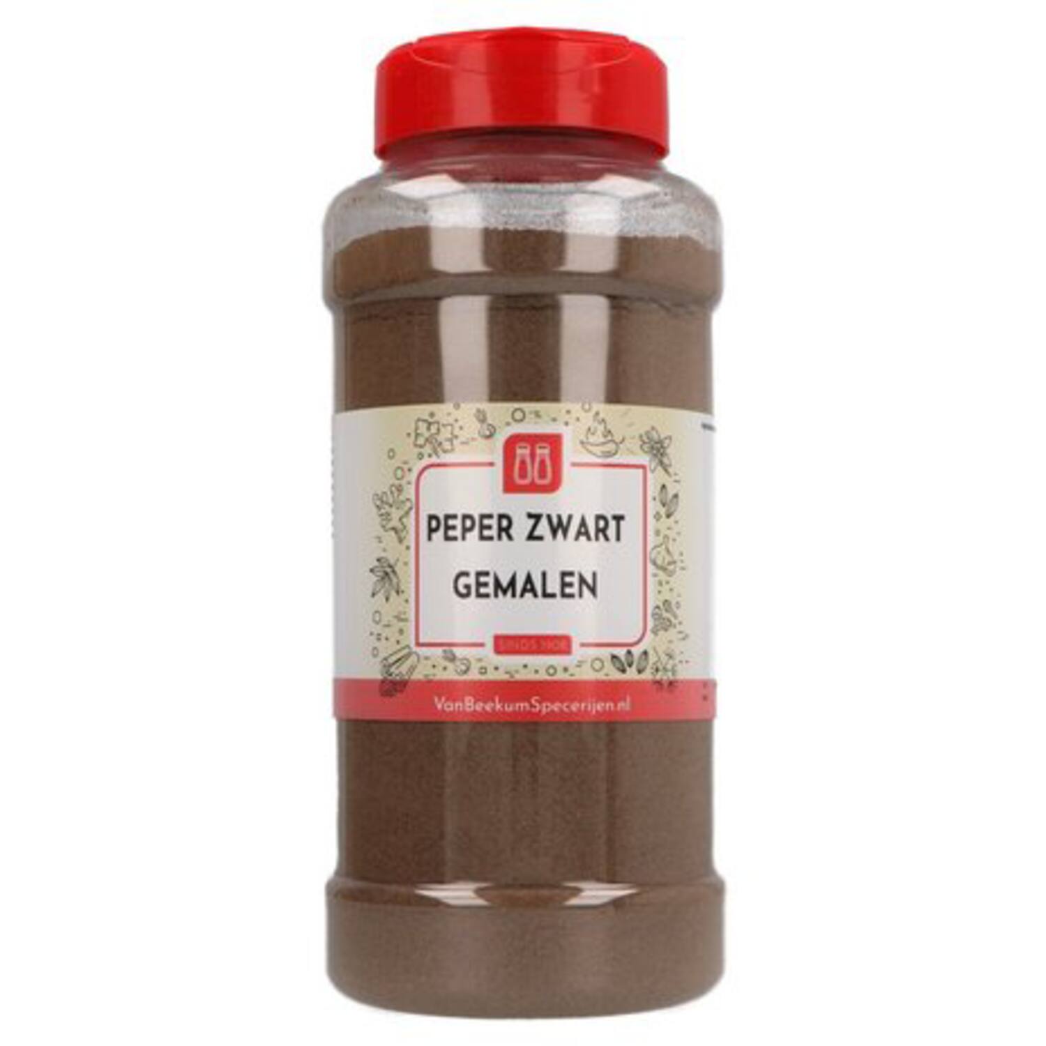 Van Beekum peper zwart gemalen 450g