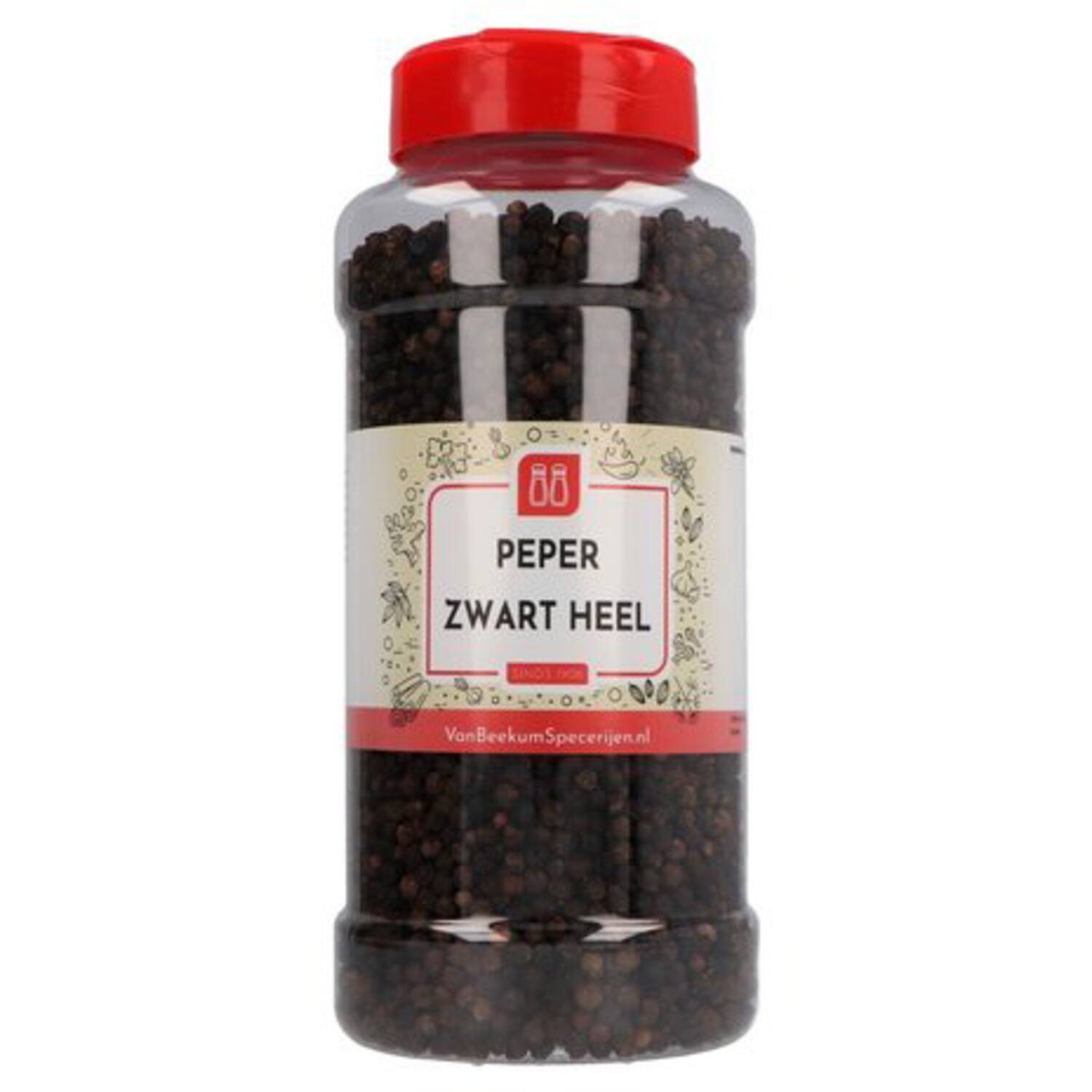 Van Beekum peper zwart heel 450g