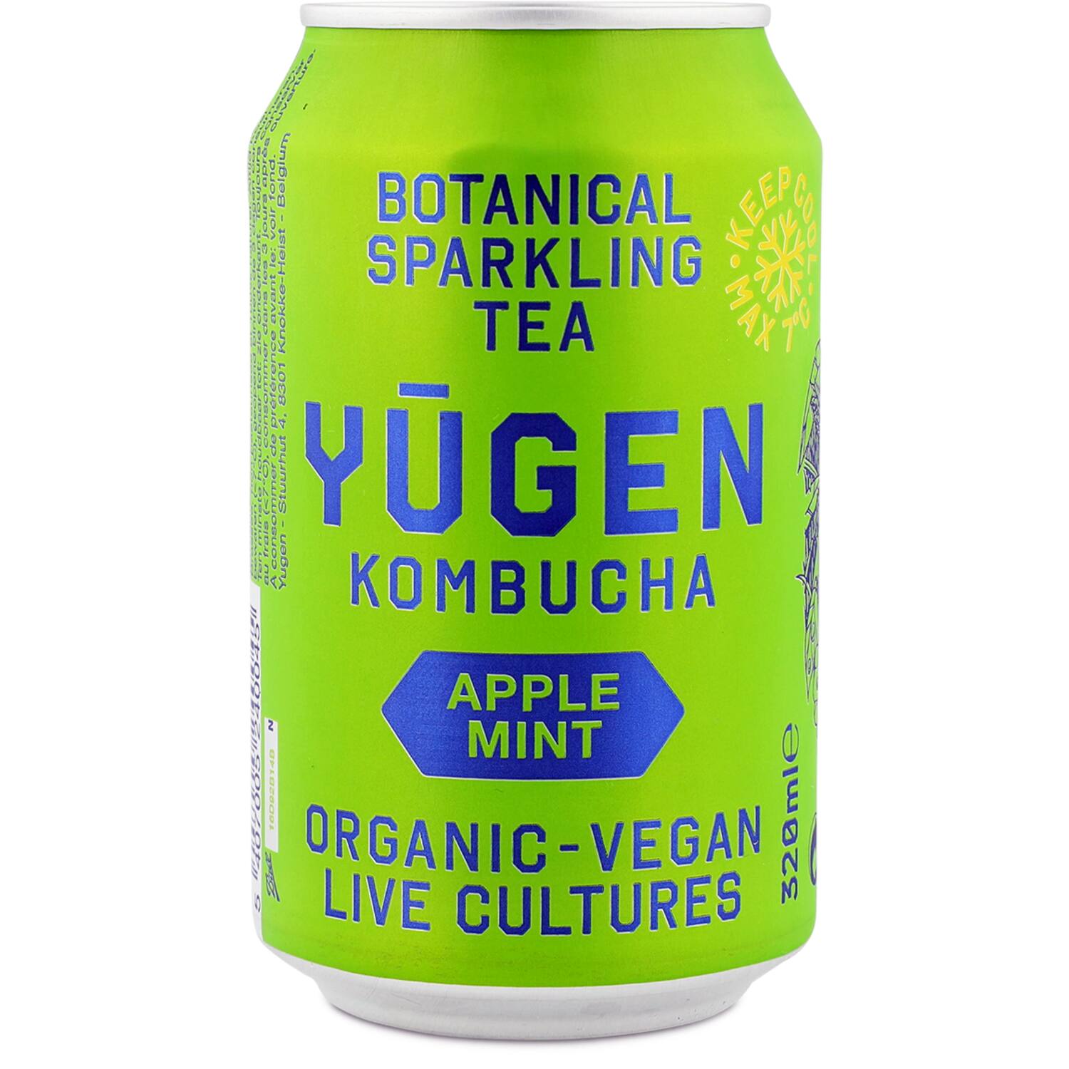 Yugen kombucha appel-munt 24x320ml