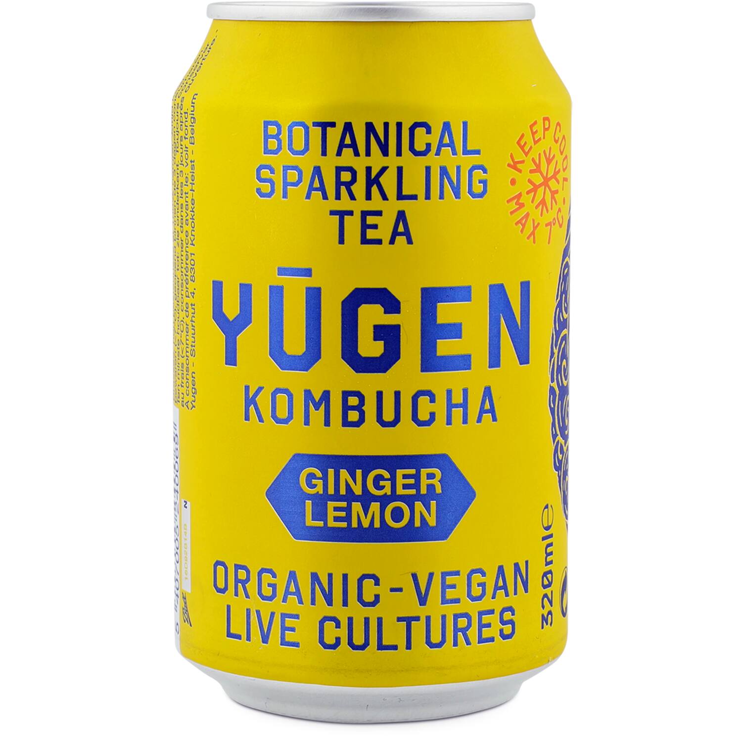Yugen kombucha gember-citroen 24x320ml