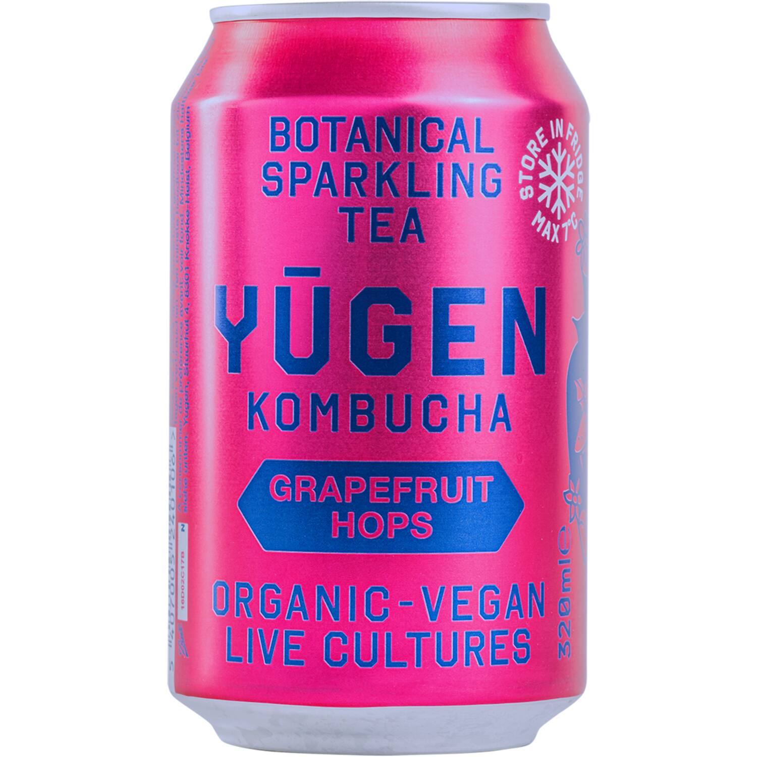 Yugen kombucha grapefruit-hop 24x320ml