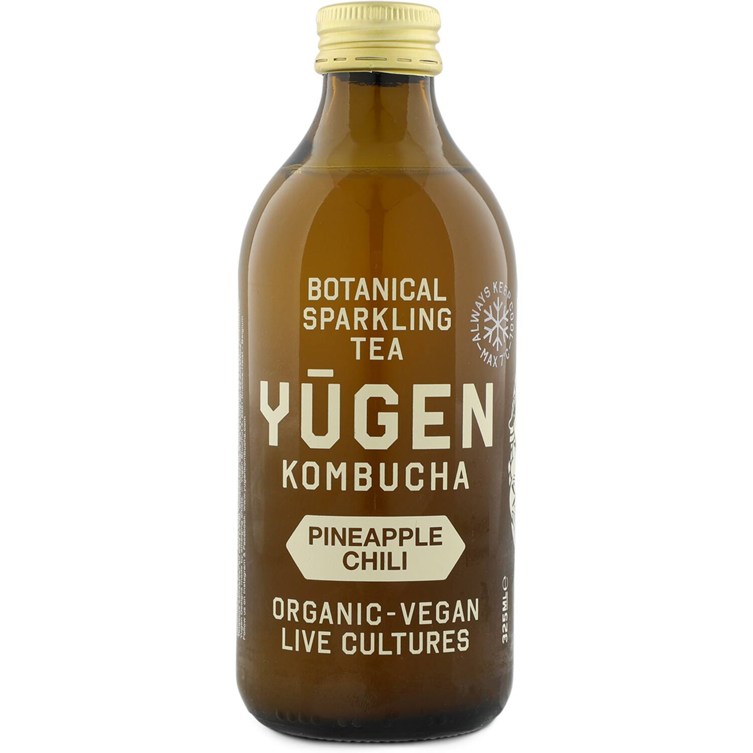 Yugen kombucha ananas-chili 24x325ml