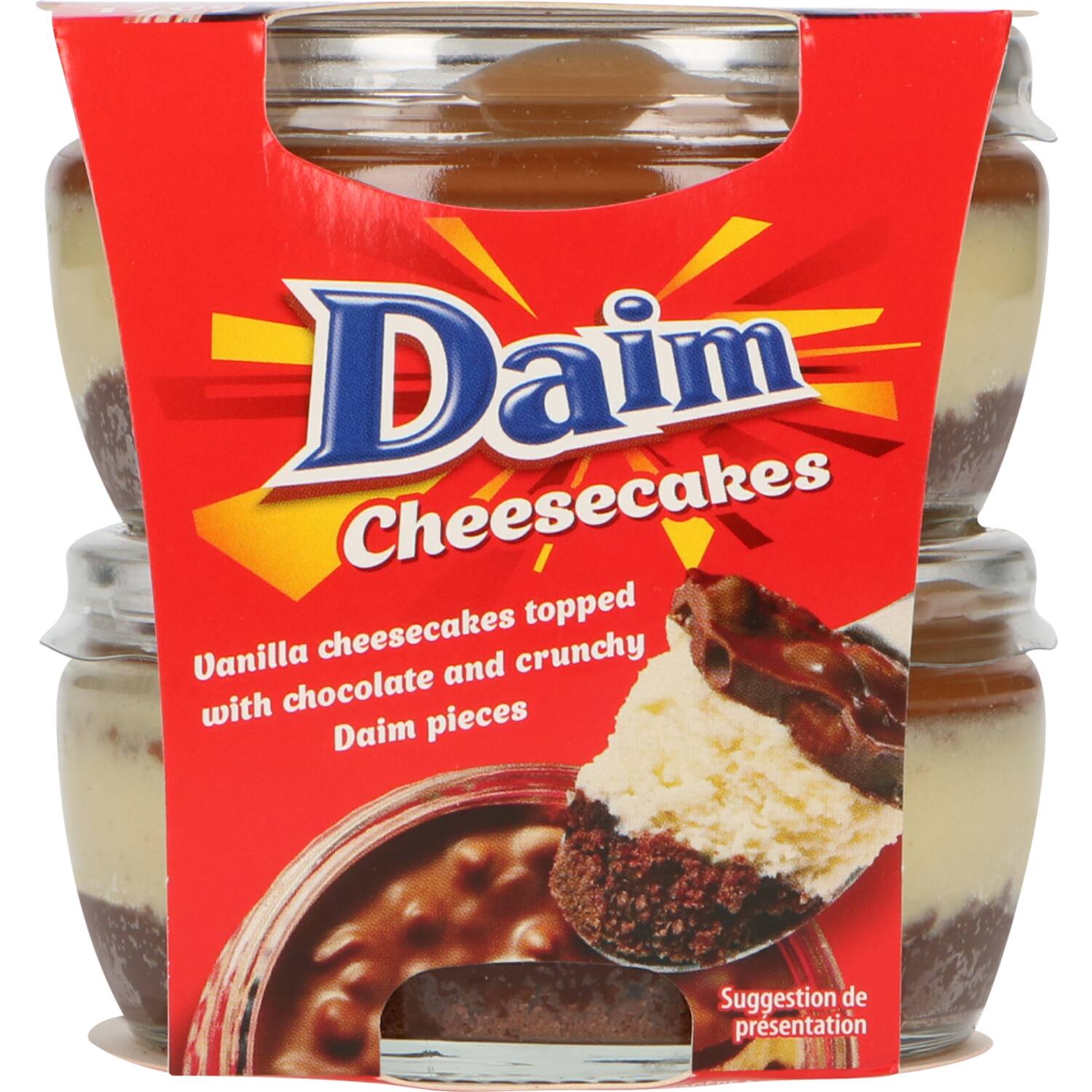 Daim cheesecake 4x2x85g tray