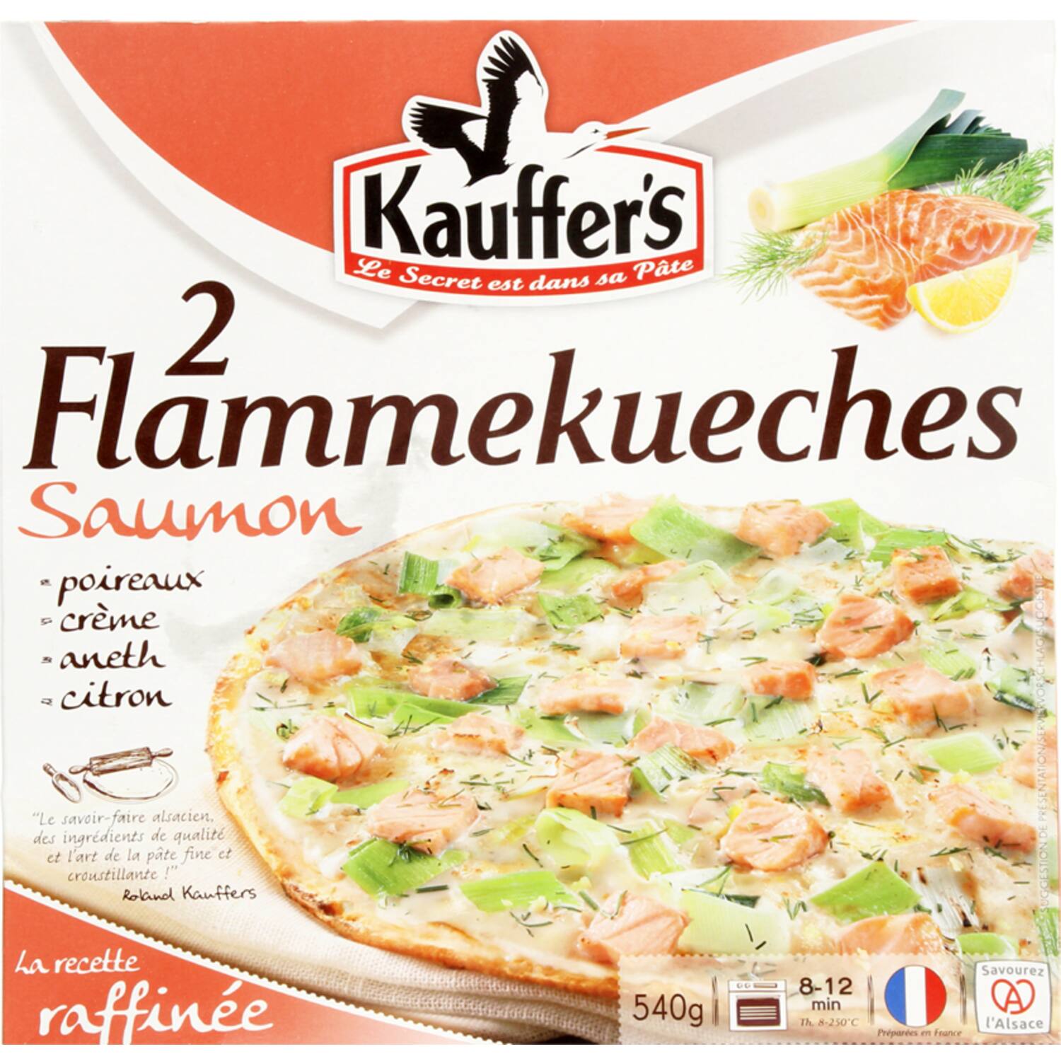 Kauffer's flammkuchen zalm 10x2st