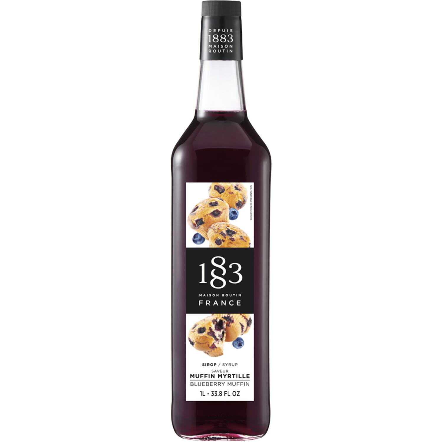 Maison Routin 1883 siroop bosbessenmuffin 1l