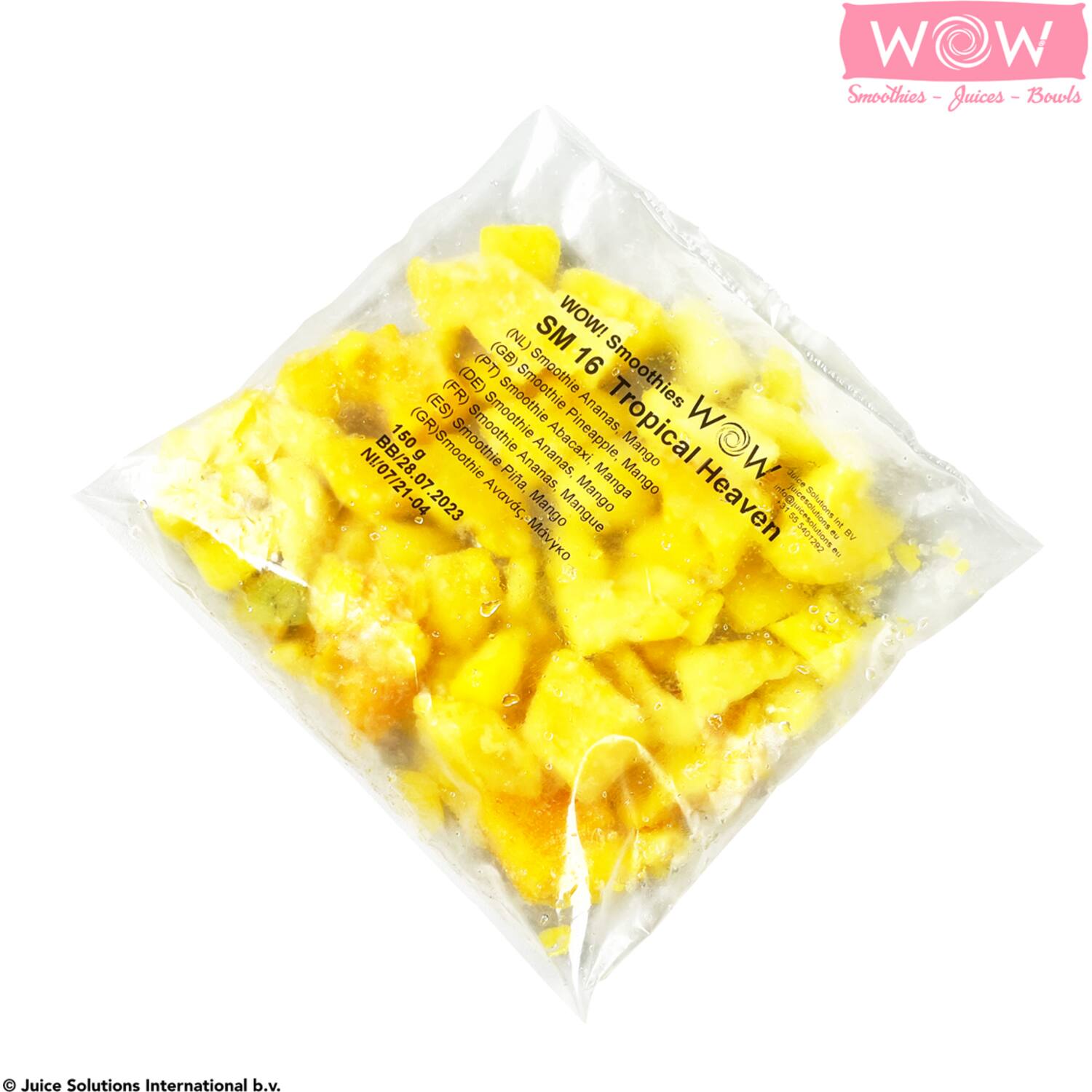 WOW fruitsmoothie ananas-mango 33x150g