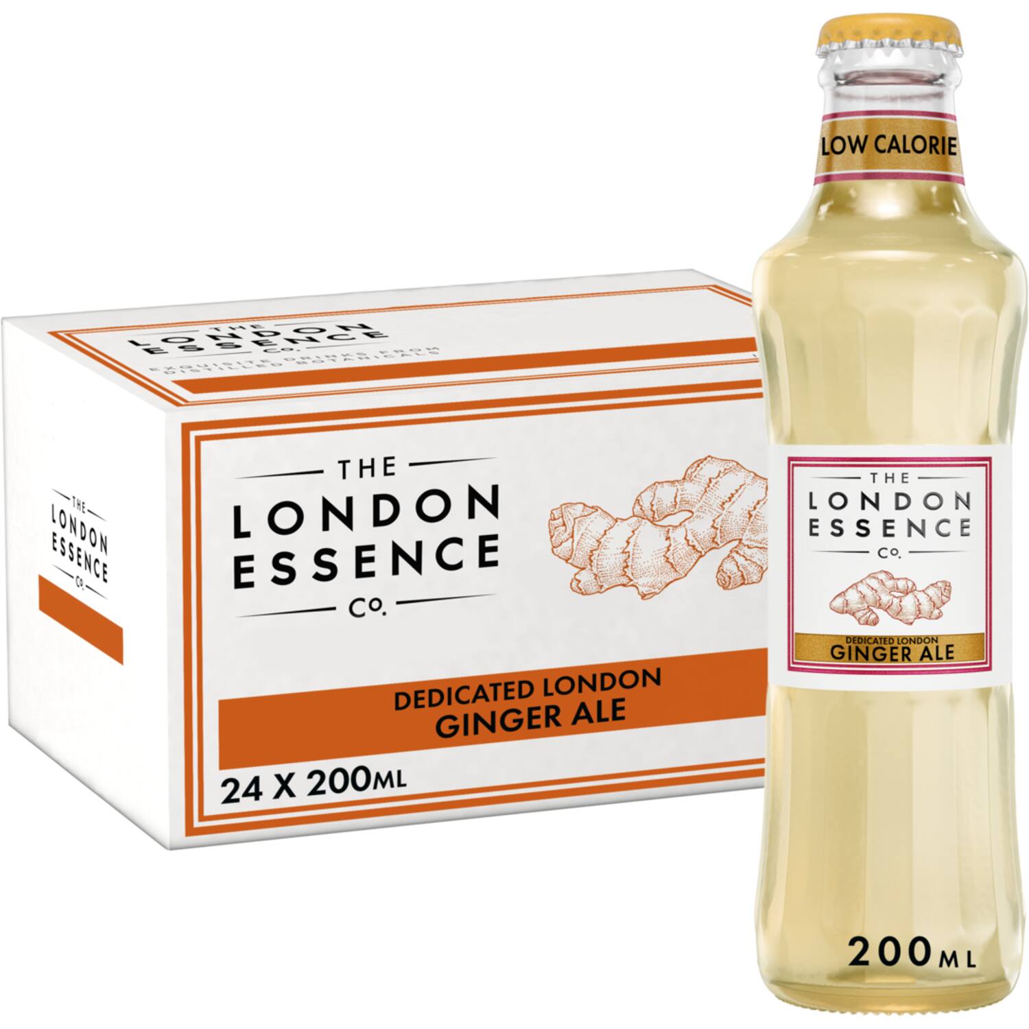 London Essence ginger ale 24x200ml