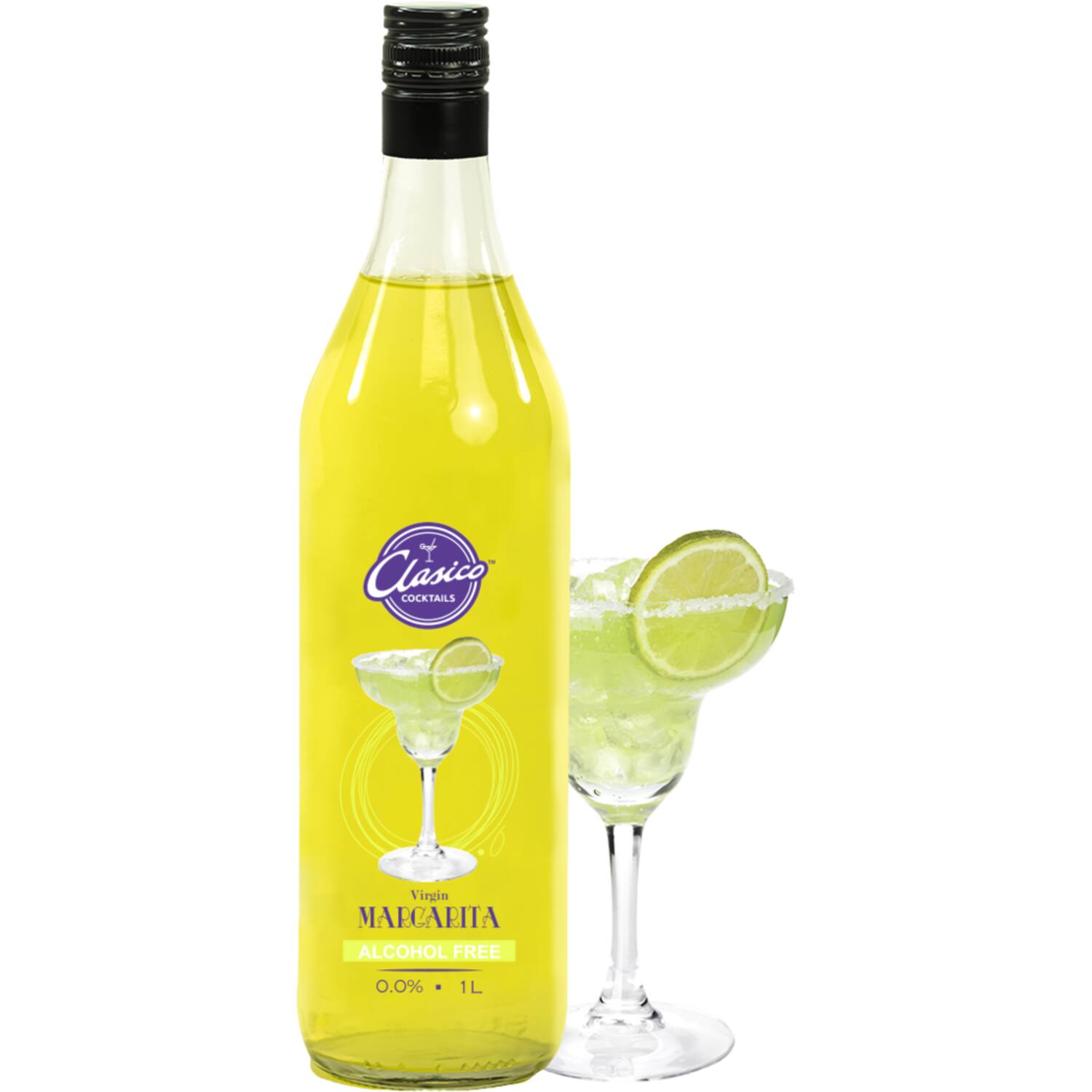 Clasico Cocktails mocktail virgin margarita 1l