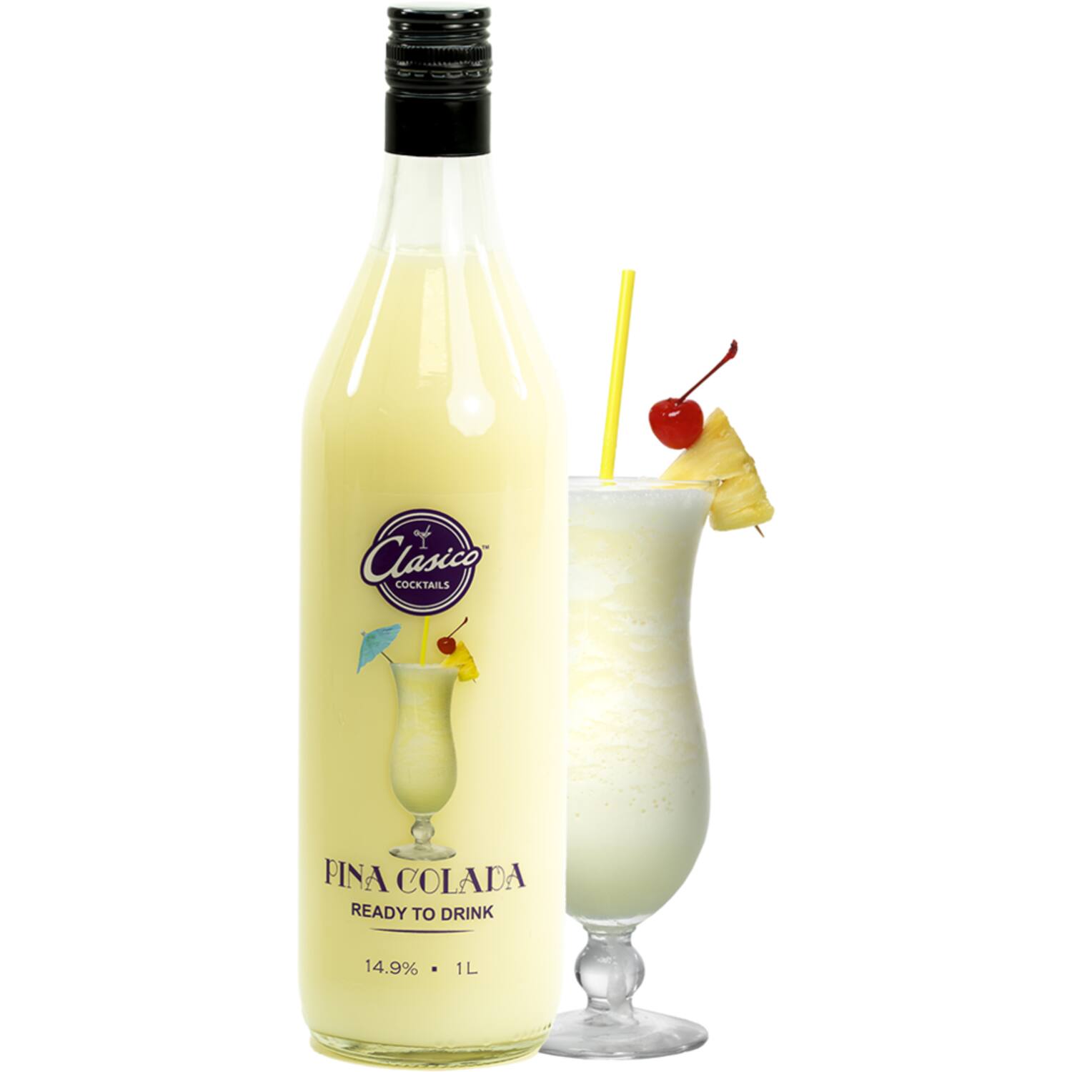 Clasico Cocktails cocktail pina colada (14,9%) 1l