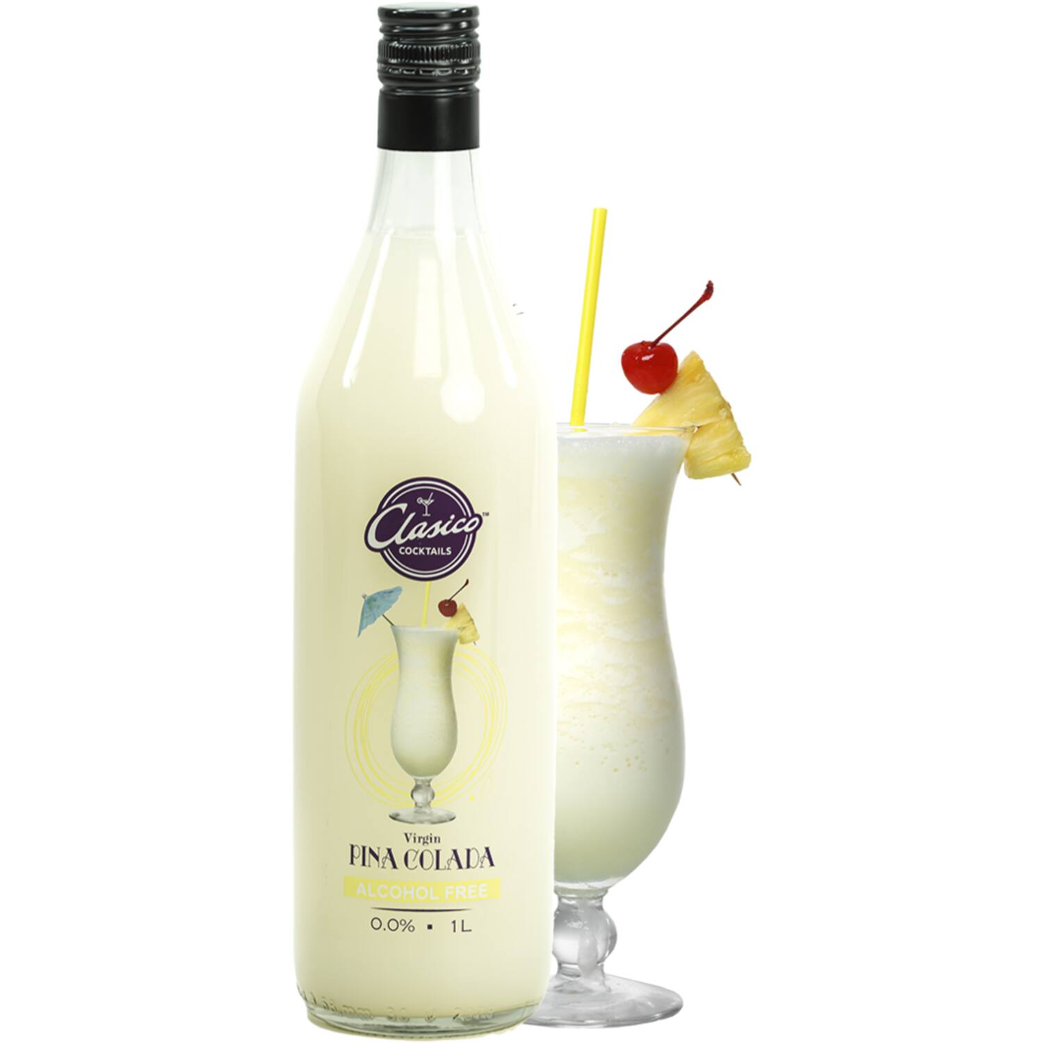 Clasico Cocktails mocktail virgin pina colada 1l