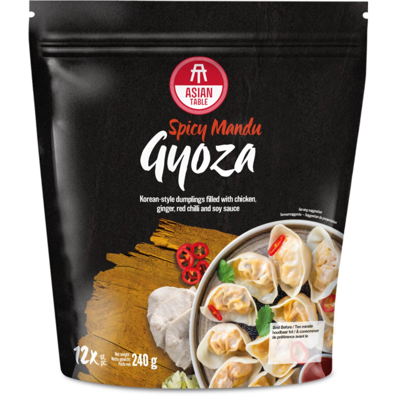 Asian Table gyoza mandu pittige kip 12x240g