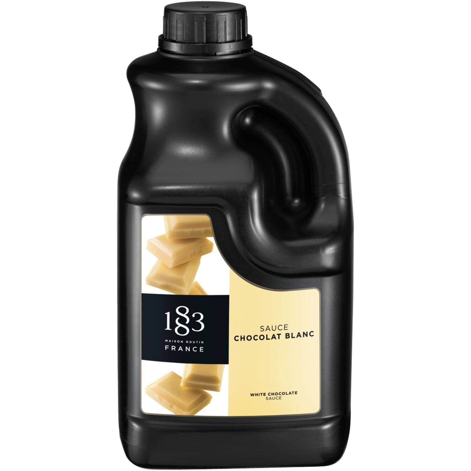 Maison Routin 1883 toppingsaus witte chocolade 1,89l