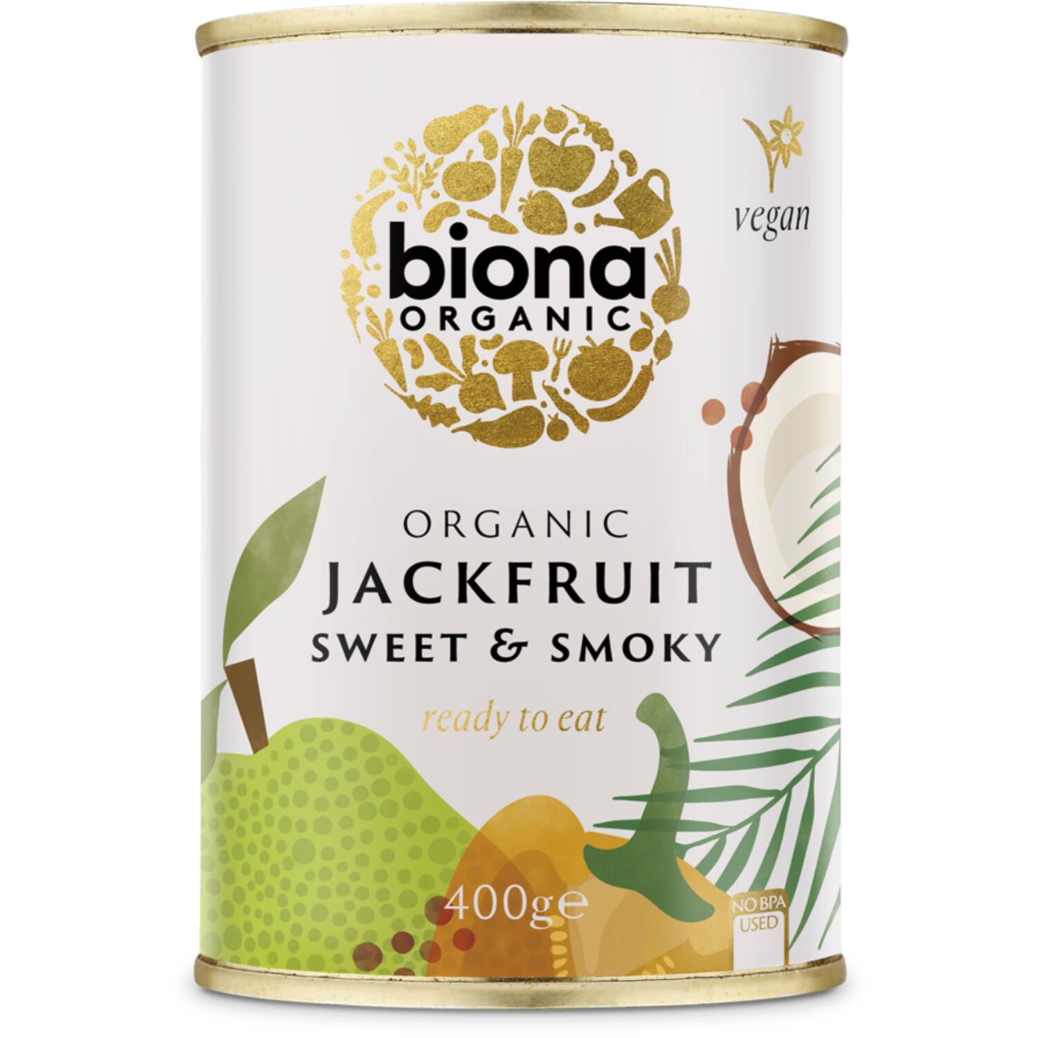 Biona jackfruit sweet & smoky 6x400g
