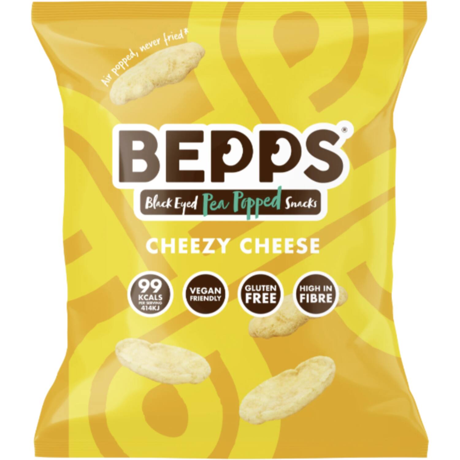 Bepps Popped peas Cheeze 12x23g