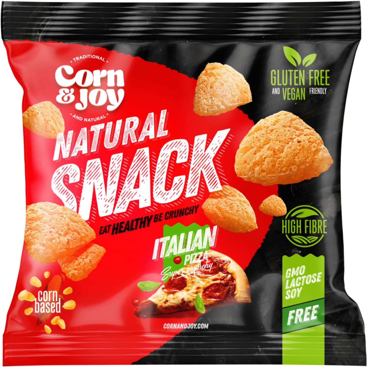 Corn & Joy natural snack Italian pizza 7x40g