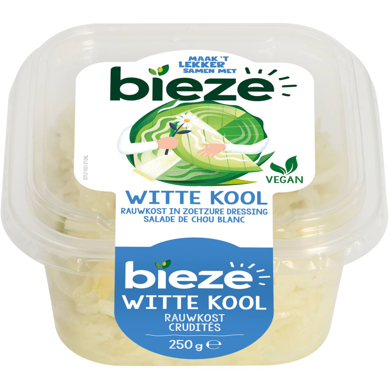 Bieze rauwkost witte kool 6x250g