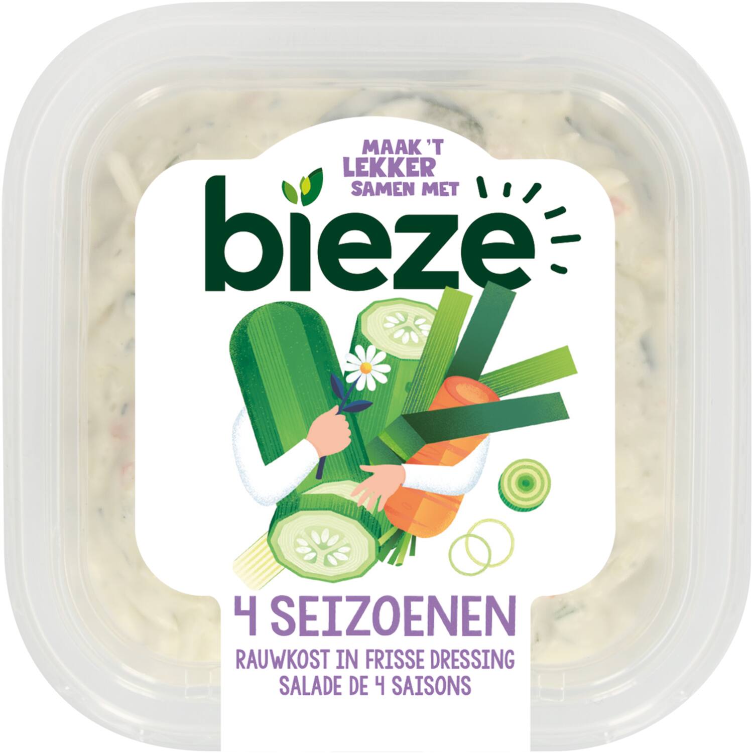 Bieze rauwkost 4 seizoenen 6x250g tray