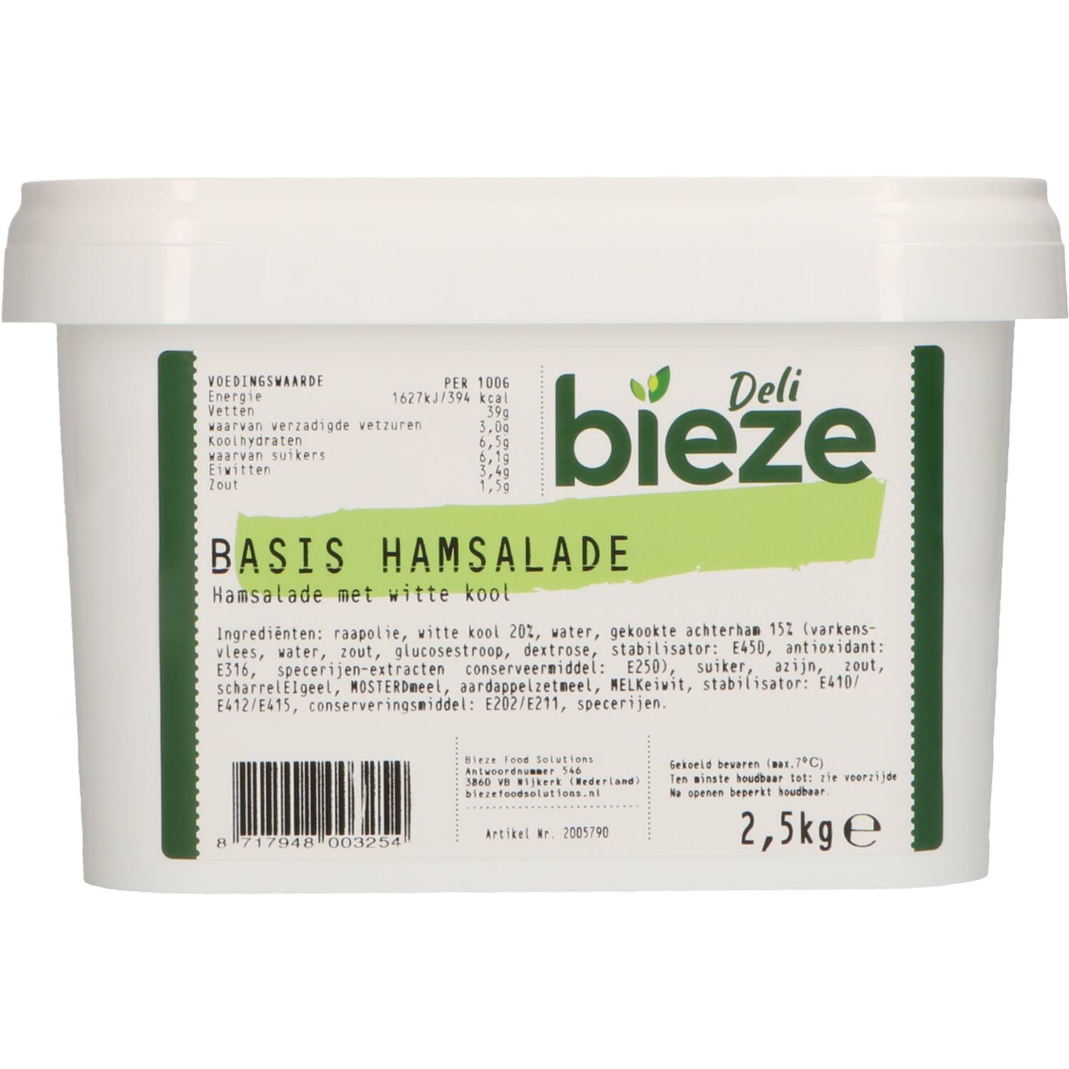 Bieze Deli hamsalade basis 2,5kg