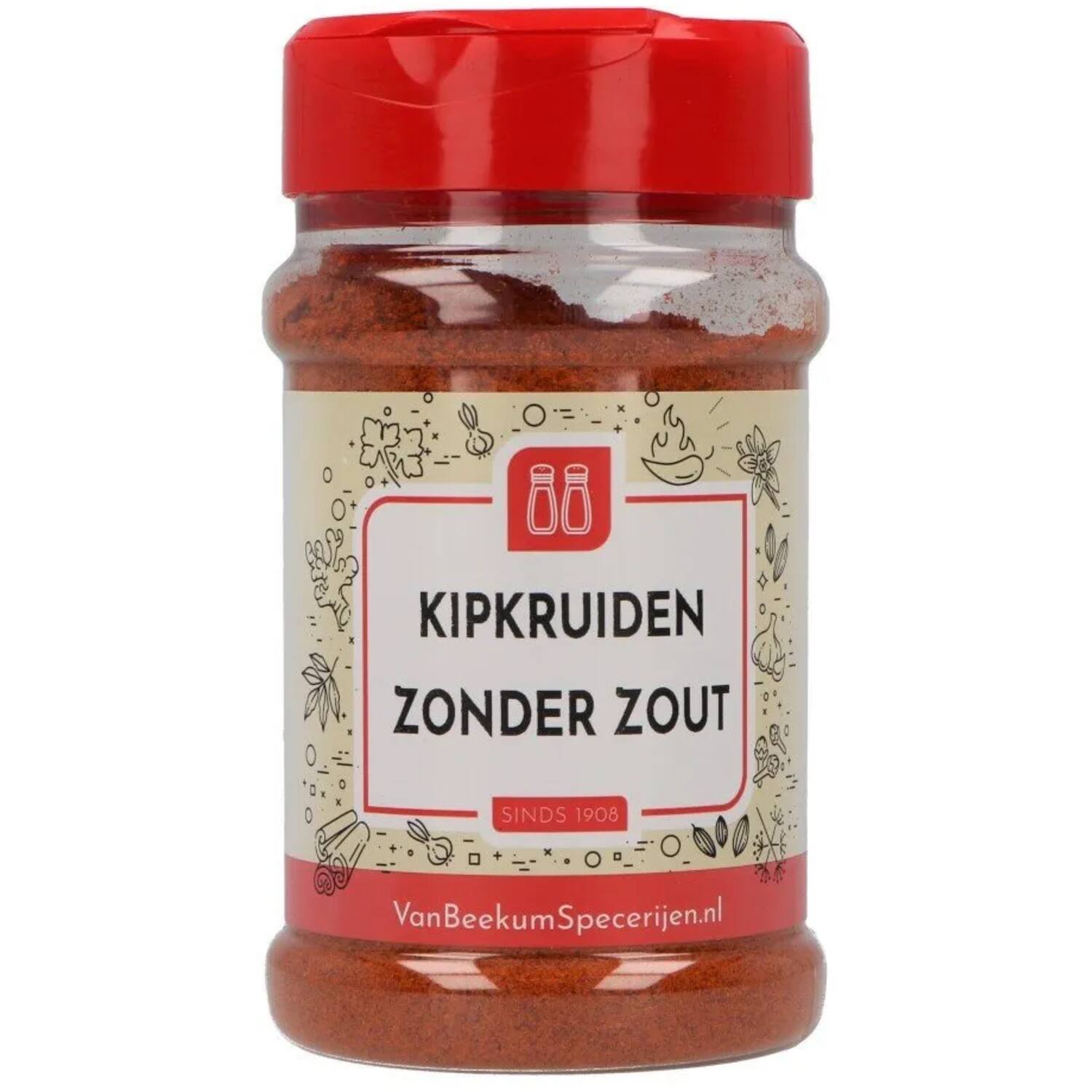 Van Beekum kipkruiden zonder zout 150g