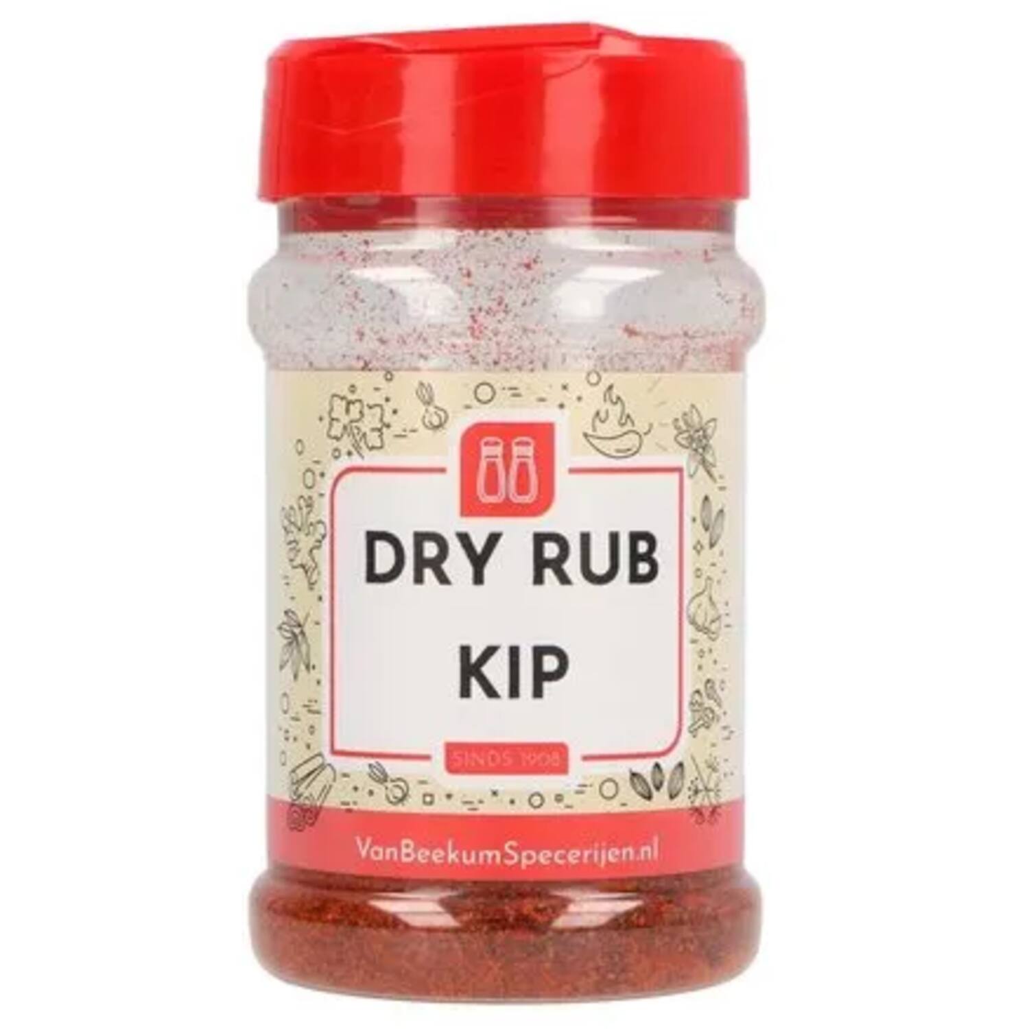 Van Beekum dry rub kip 200g