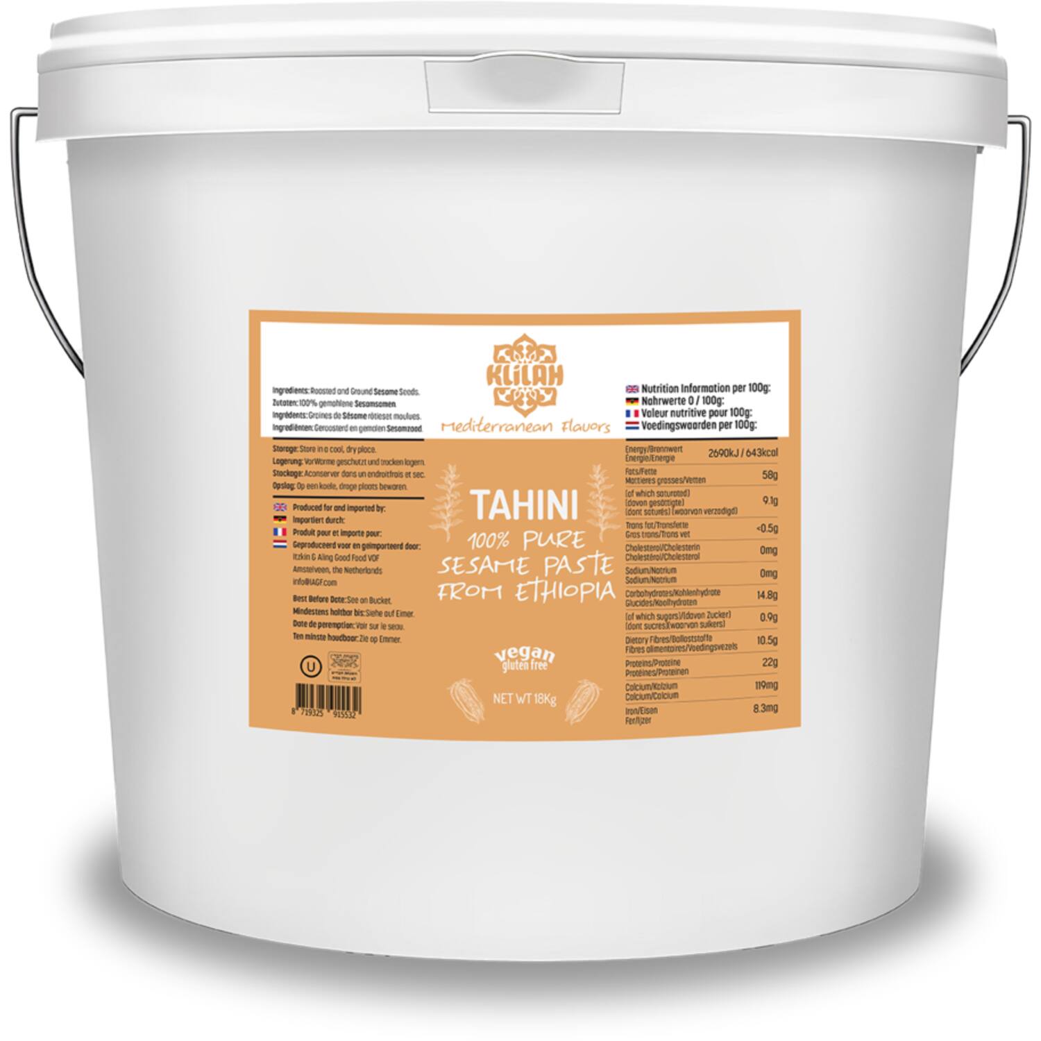 Klilah tahini 18kg