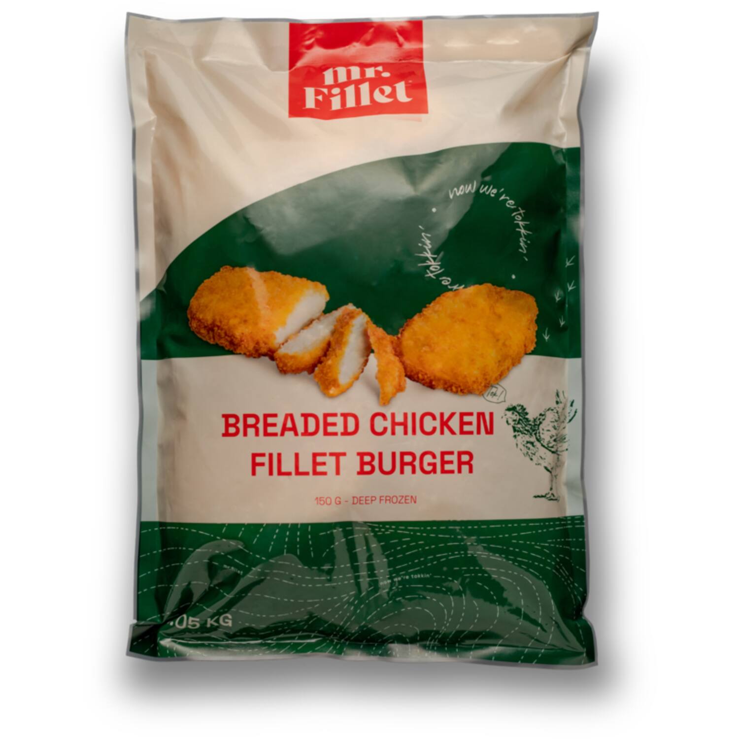 Mr. Fillet kipburgers 5x1kg