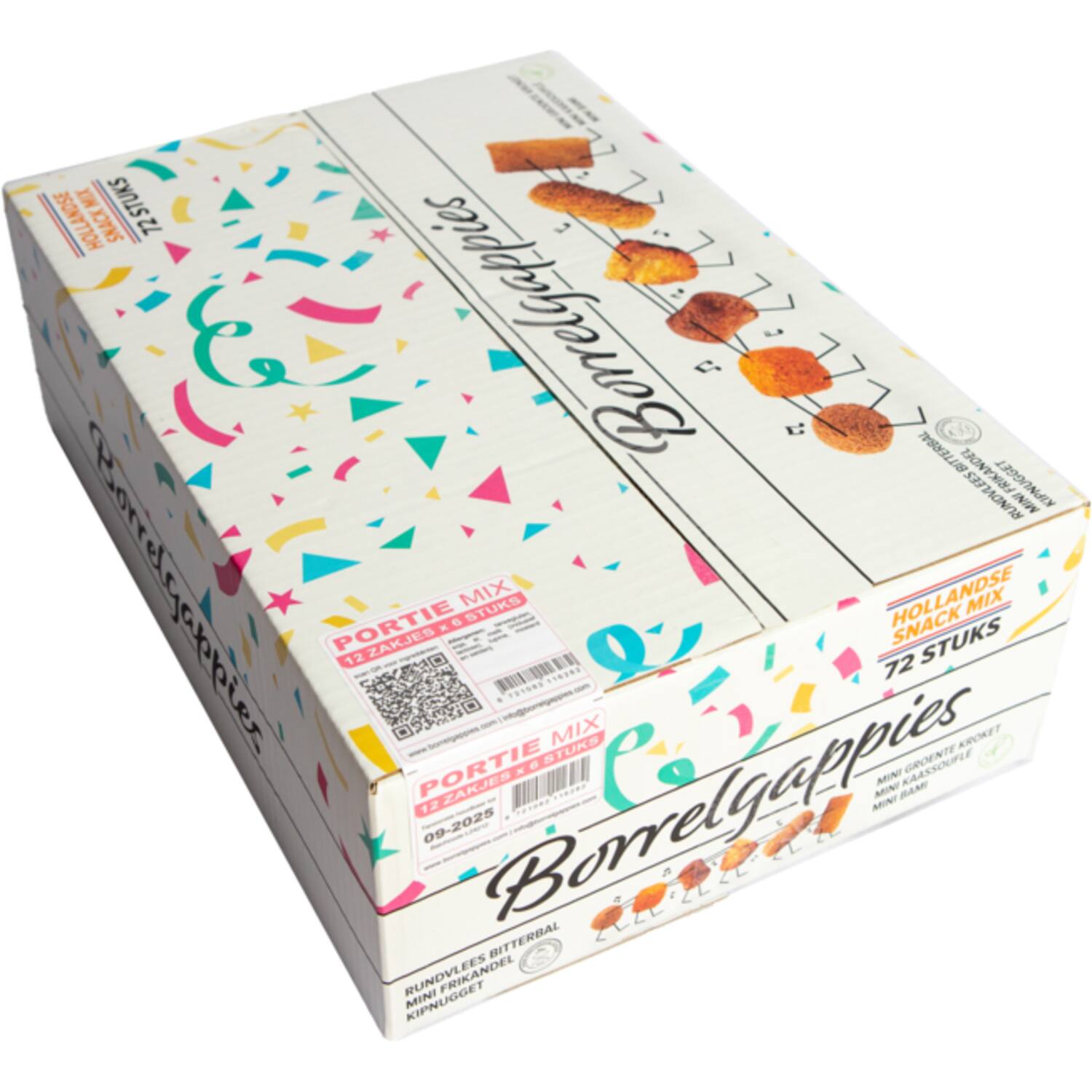 Borrelgappies portiemix 72st