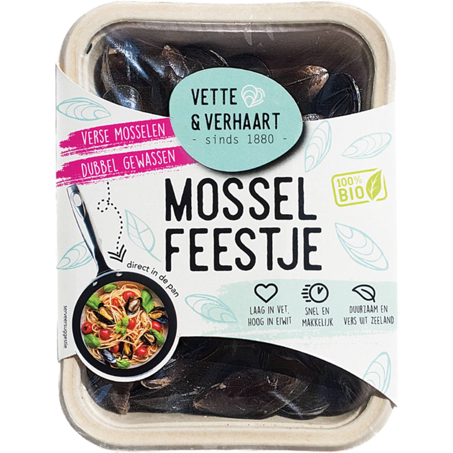 Vette & Verhaart mosselfeestje 6x550g